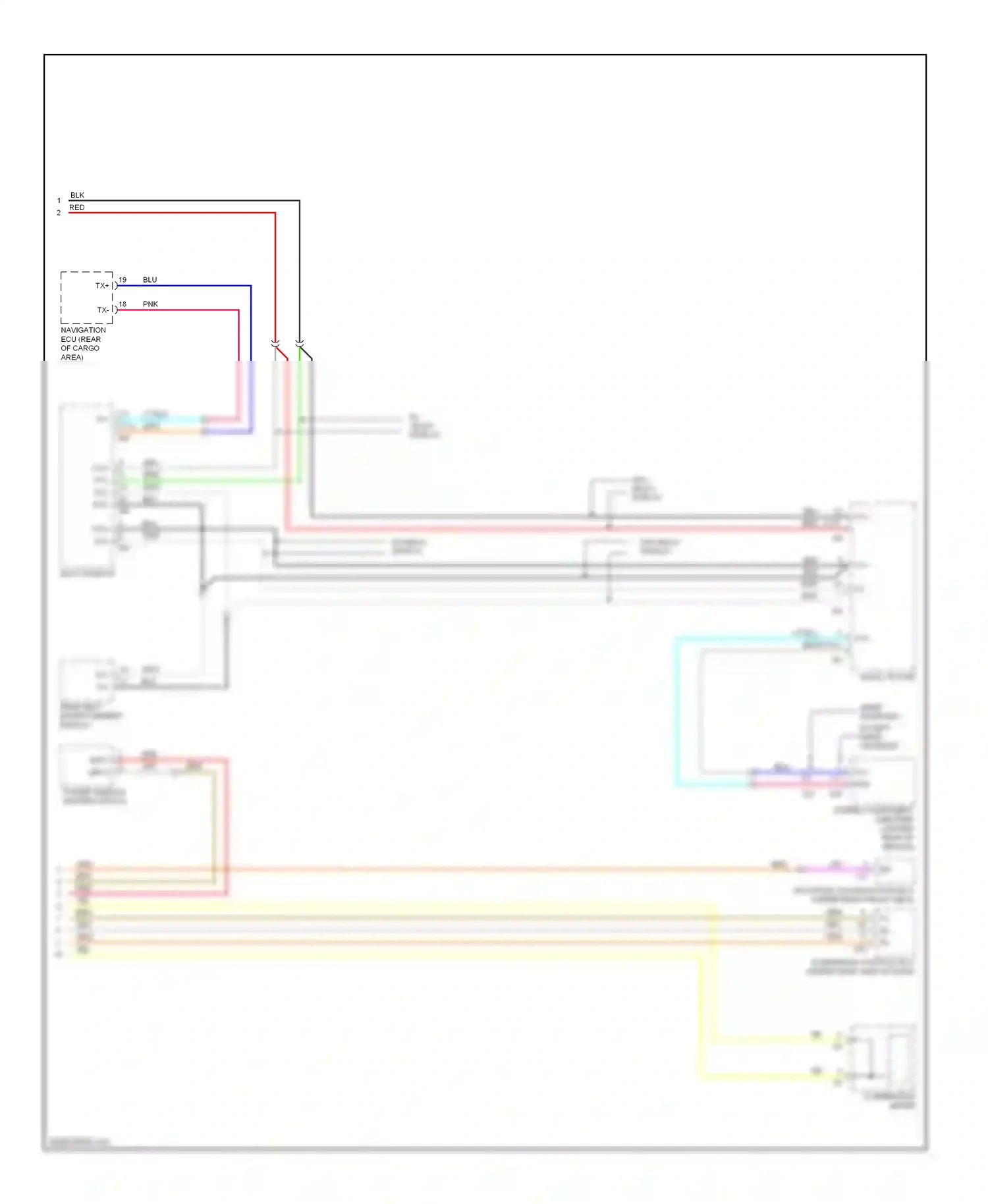 Wiring diagram red for Lexus RX II facelift (2006-2009) (11 of 93)