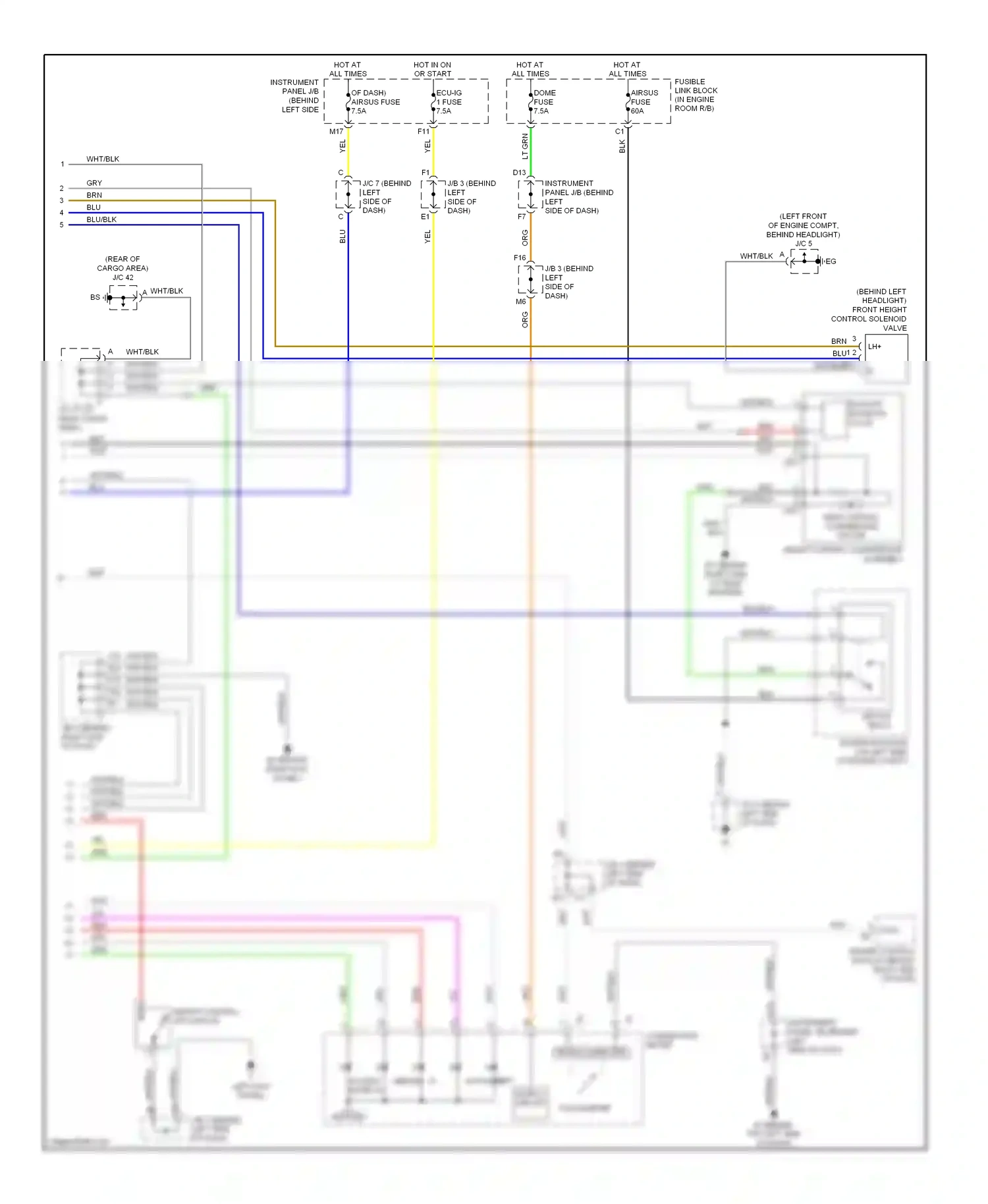 Wiring diagram wht/blk for Lexus RX II facelift (2006-2009) (74 of 99)