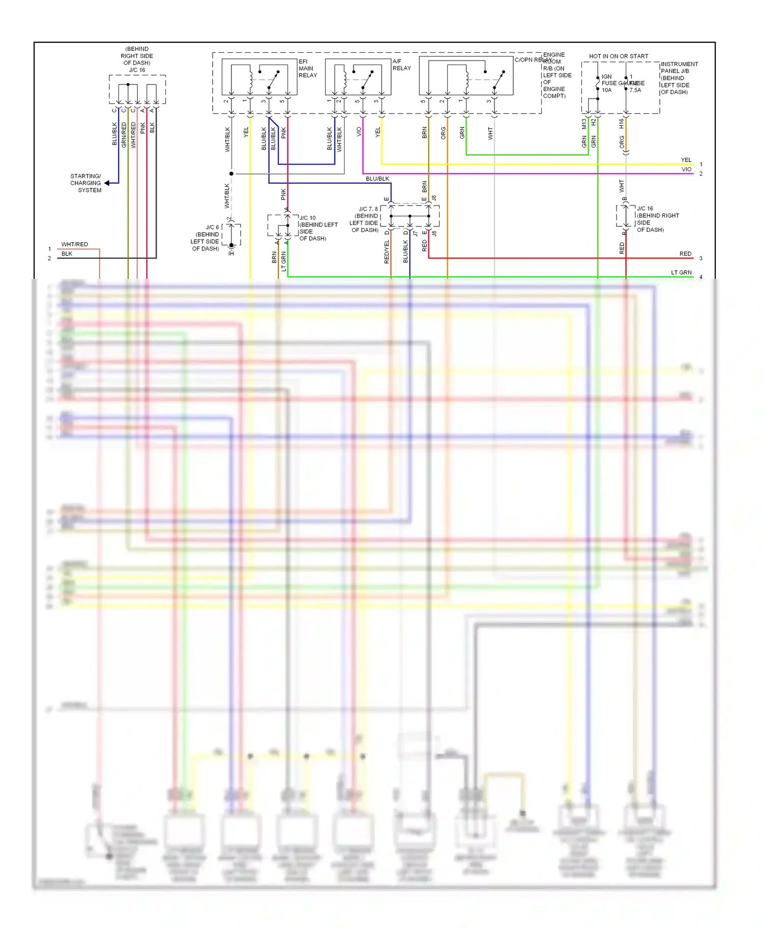 Wiring diagram yel for Lexus RX II facelift (2006-2009) (19 of 98)