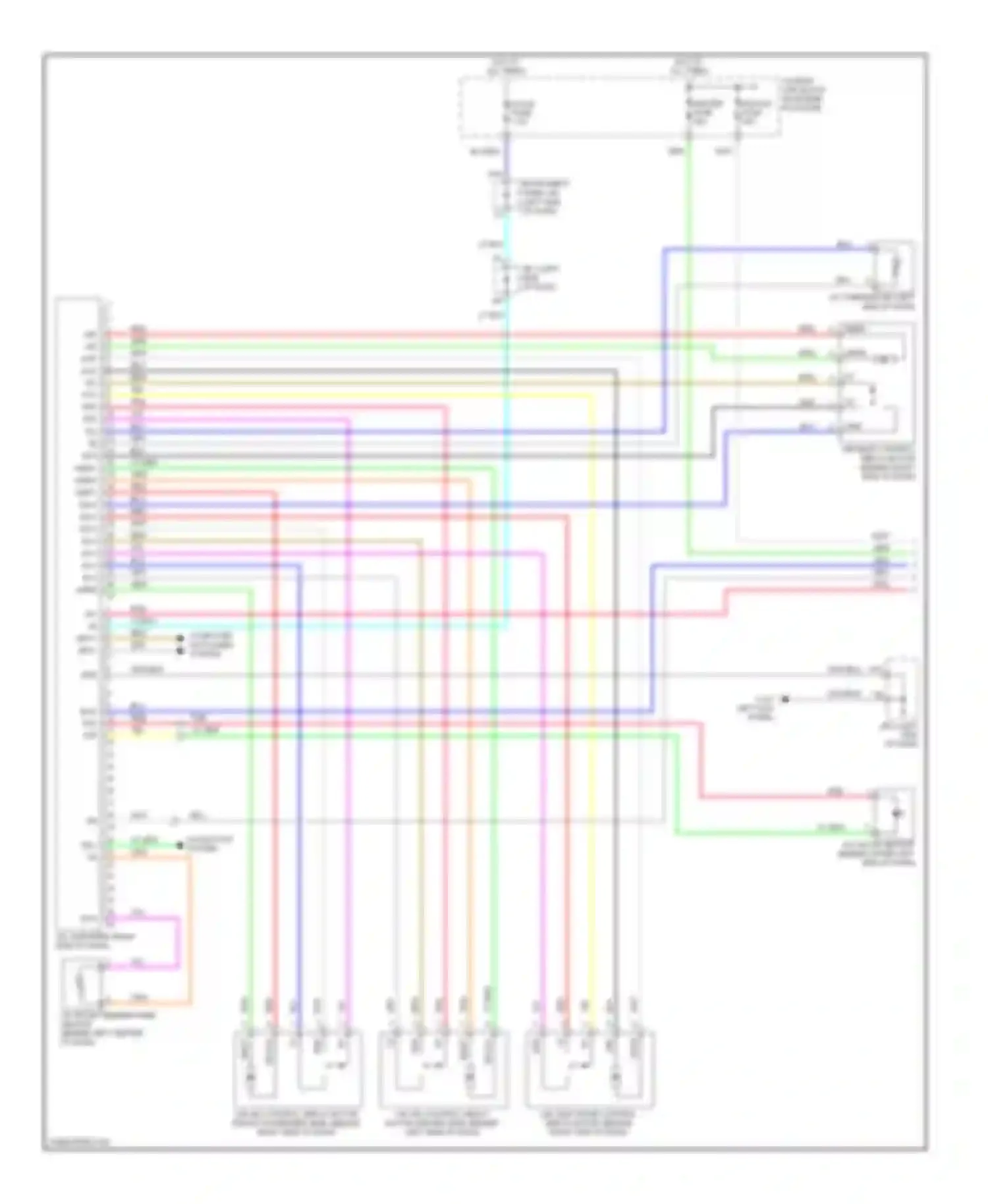 RX Lexus II (2003-2006): Automatic a/c circuit (1 of 2)