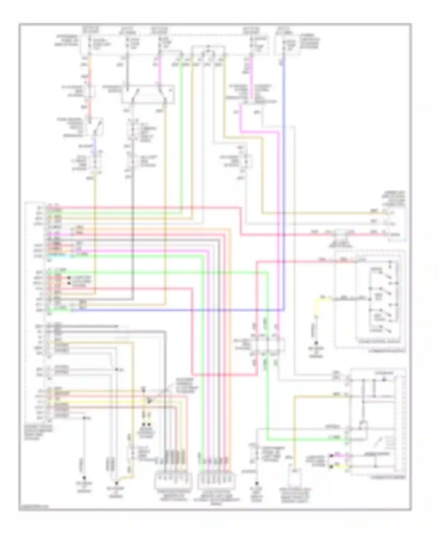 RX Lexus II (2003-2006): Cruise control circuit, without dynamic laser controls