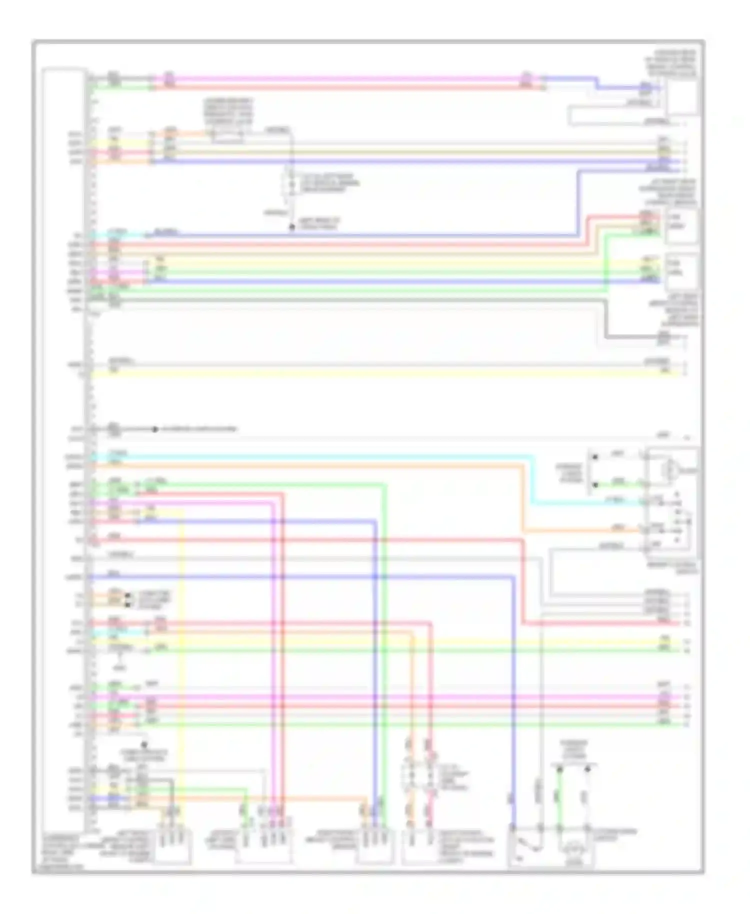 RX Lexus II (2003-2006): Electronic suspension circuit (1 of 2)