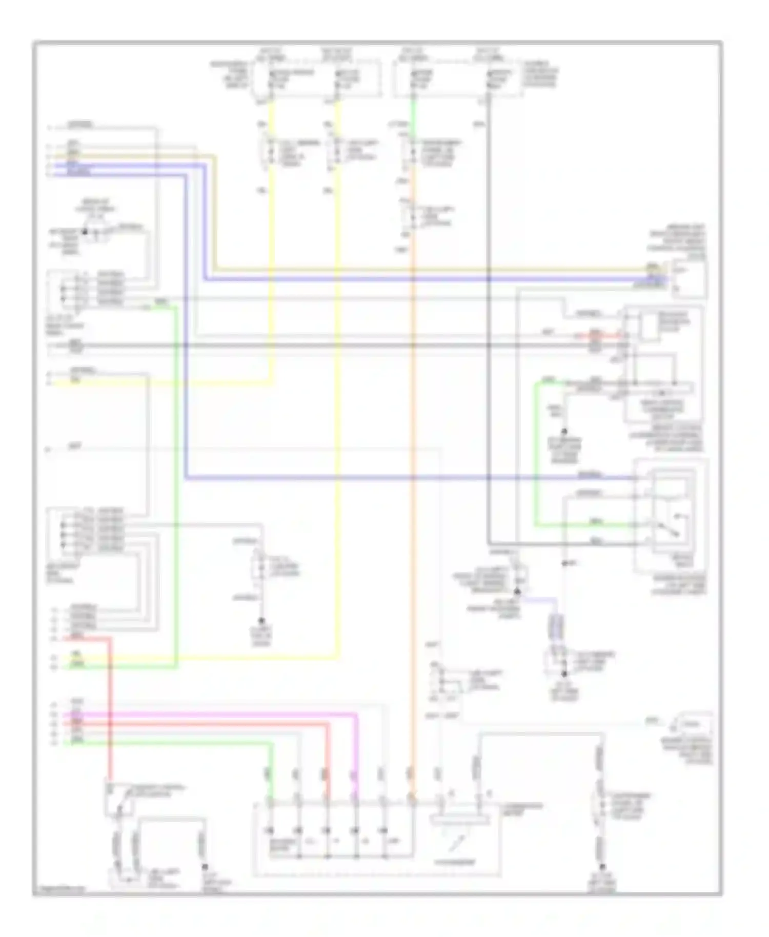 RX Lexus II (2003-2006): Electronic suspension circuit (2 of 2)