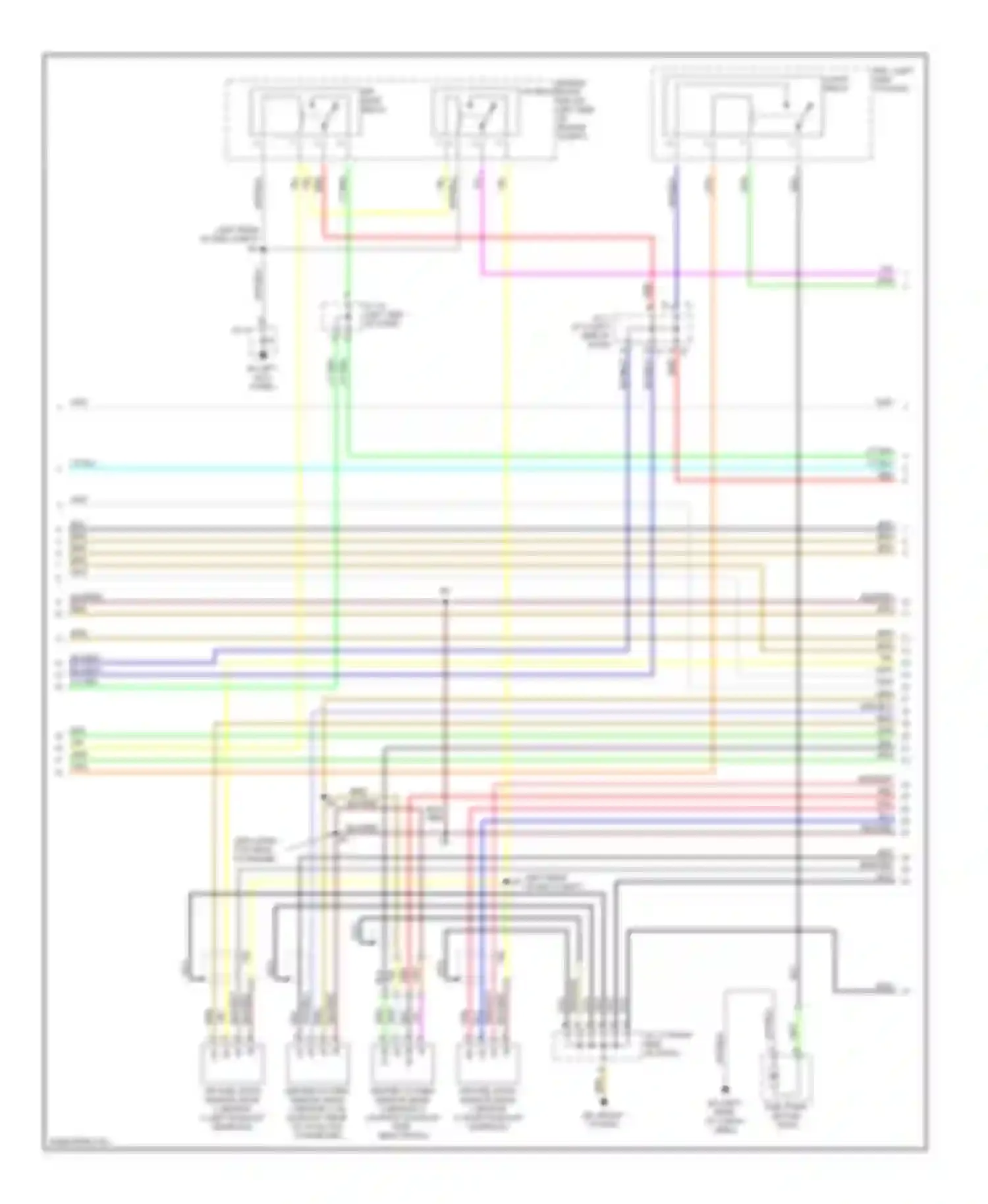 RX Lexus II (2003-2006): Wiring diagram engine performance 3.3l (2 of 6)