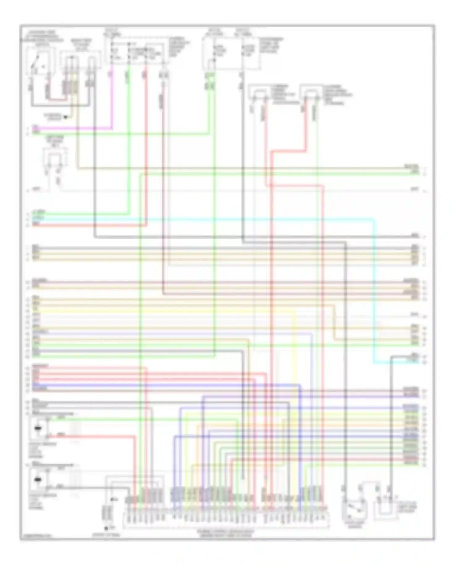 RX Lexus II (2003-2006): Wiring diagram engine performance 3.3l (3 of 6)