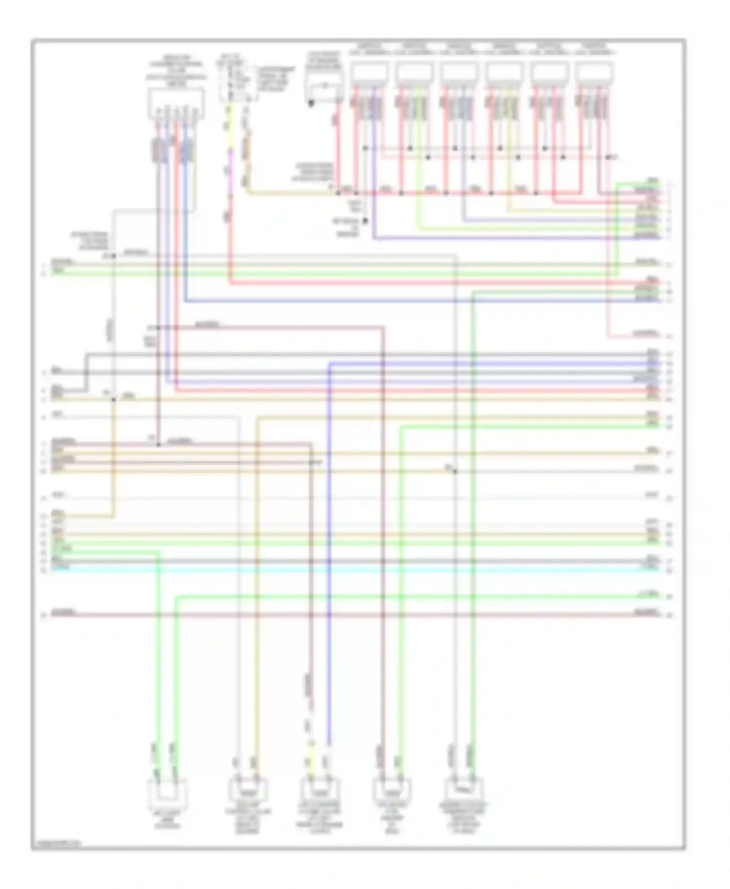 RX Lexus II (2003-2006): Wiring diagram engine performance 3.3l (5 of 6)