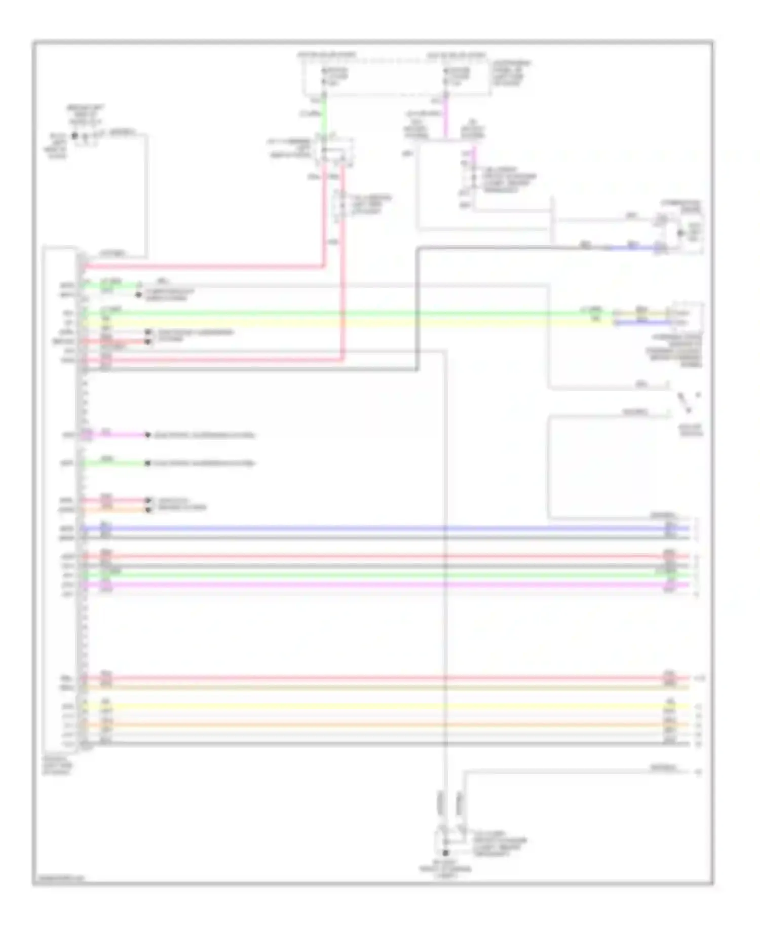 RX Lexus II (2003-2006): Adaptive front lighting circuit (1 of 2)