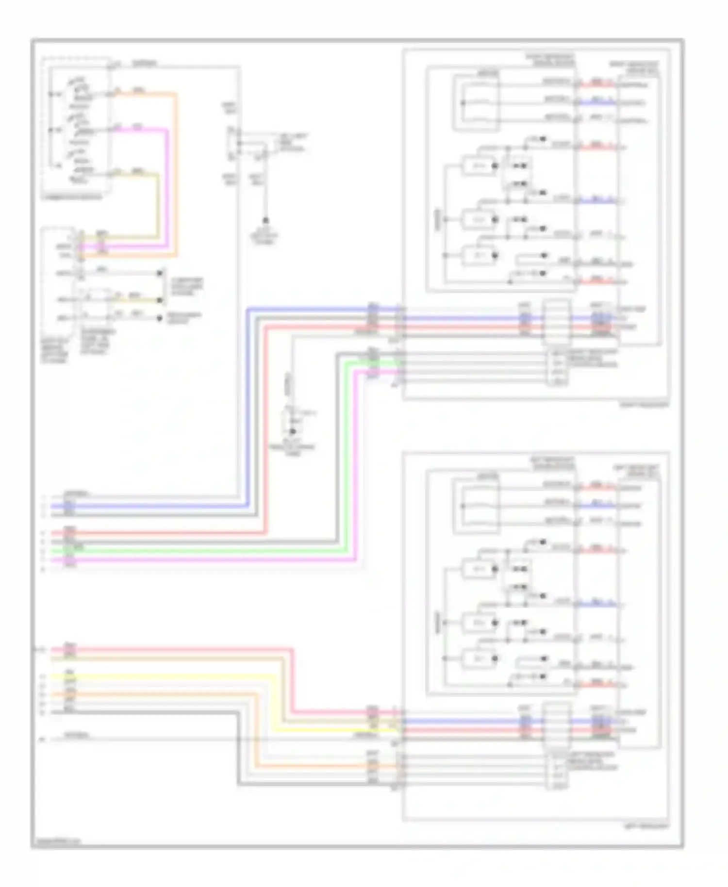 RX Lexus II (2003-2006): Adaptive front lighting circuit (2 of 2)
