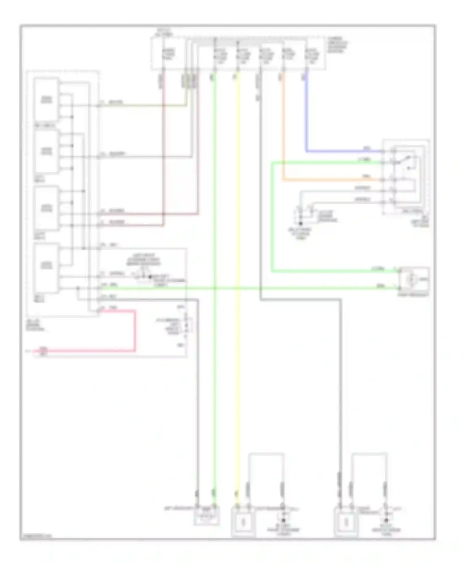RX Lexus II (2003-2006): Headlamps circuit (2 of 2)