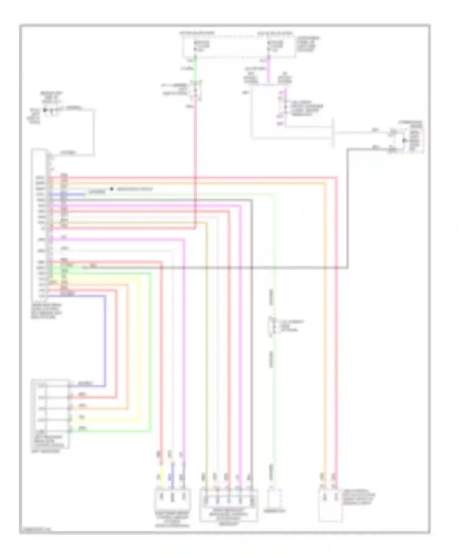 RX Lexus II (2003-2006): Headlamps leveling circuit