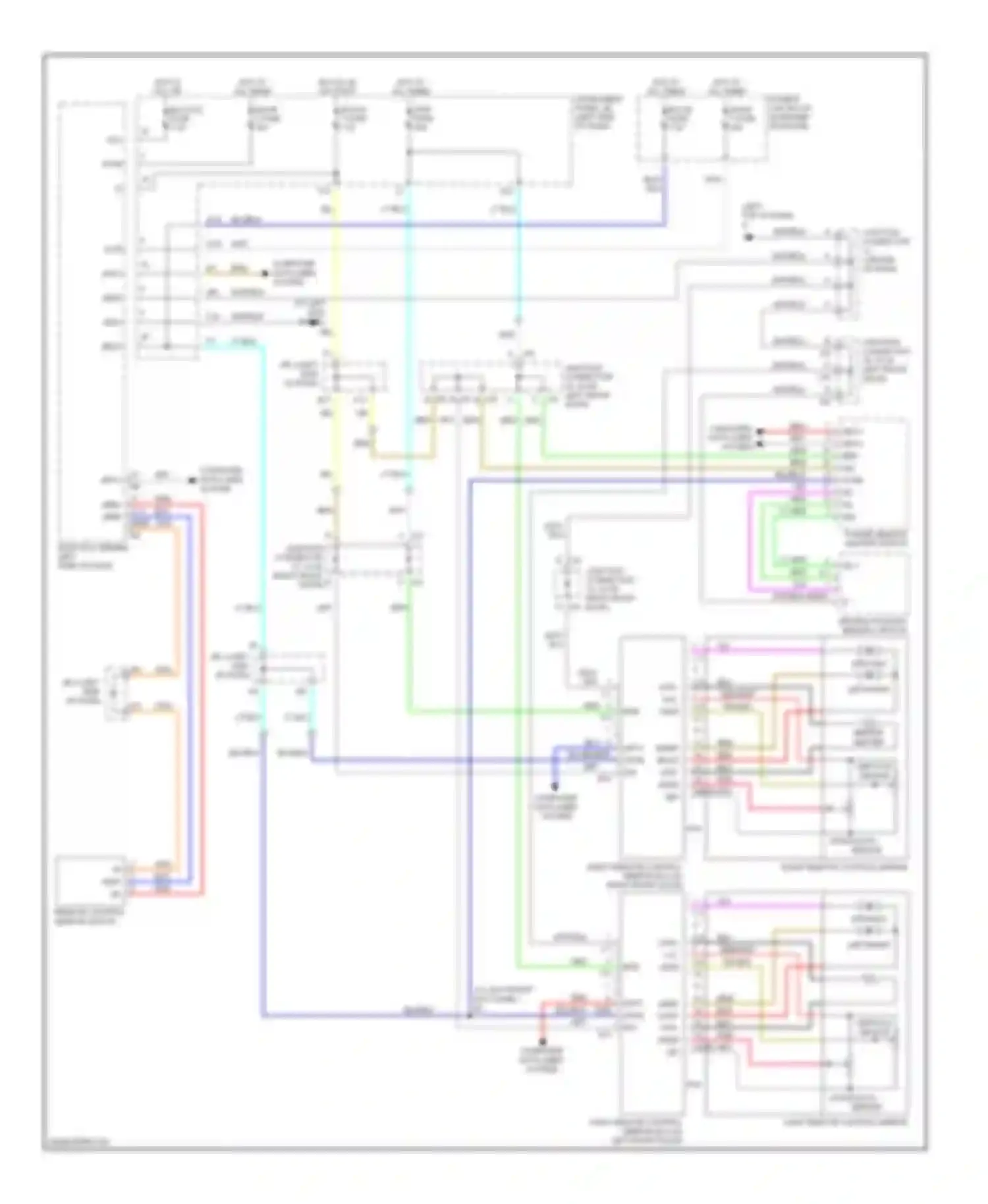 RX Lexus II (2003-2006): Memory mirrors circuit