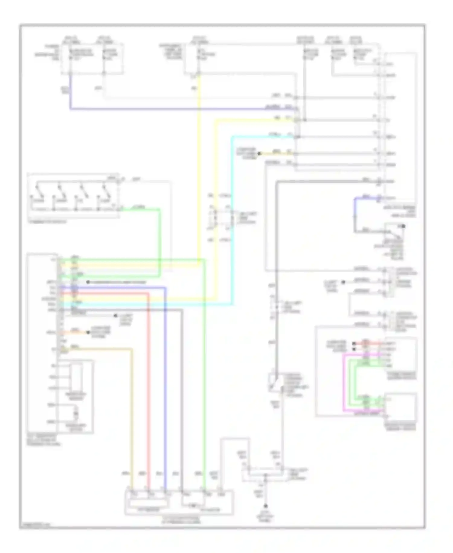 RX Lexus II (2003-2006): Memory power tilt & power telescopic circuit