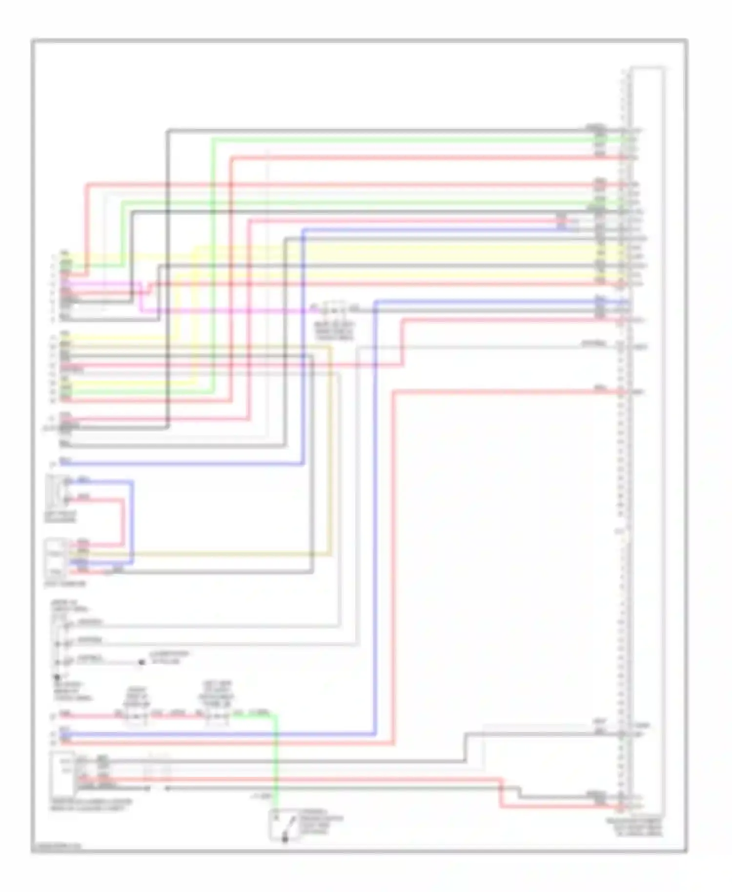 RX Lexus II (2003-2006): Navigation circuit (2 of 2)