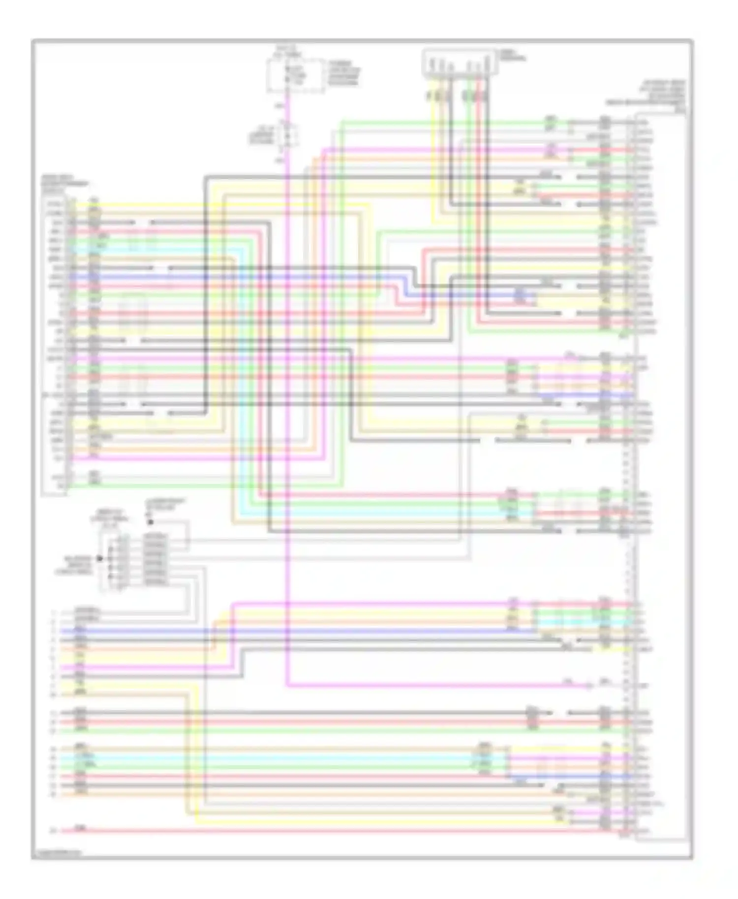 RX Lexus II (2003-2006): Radio circuit, with mark levinson (3 of 3)