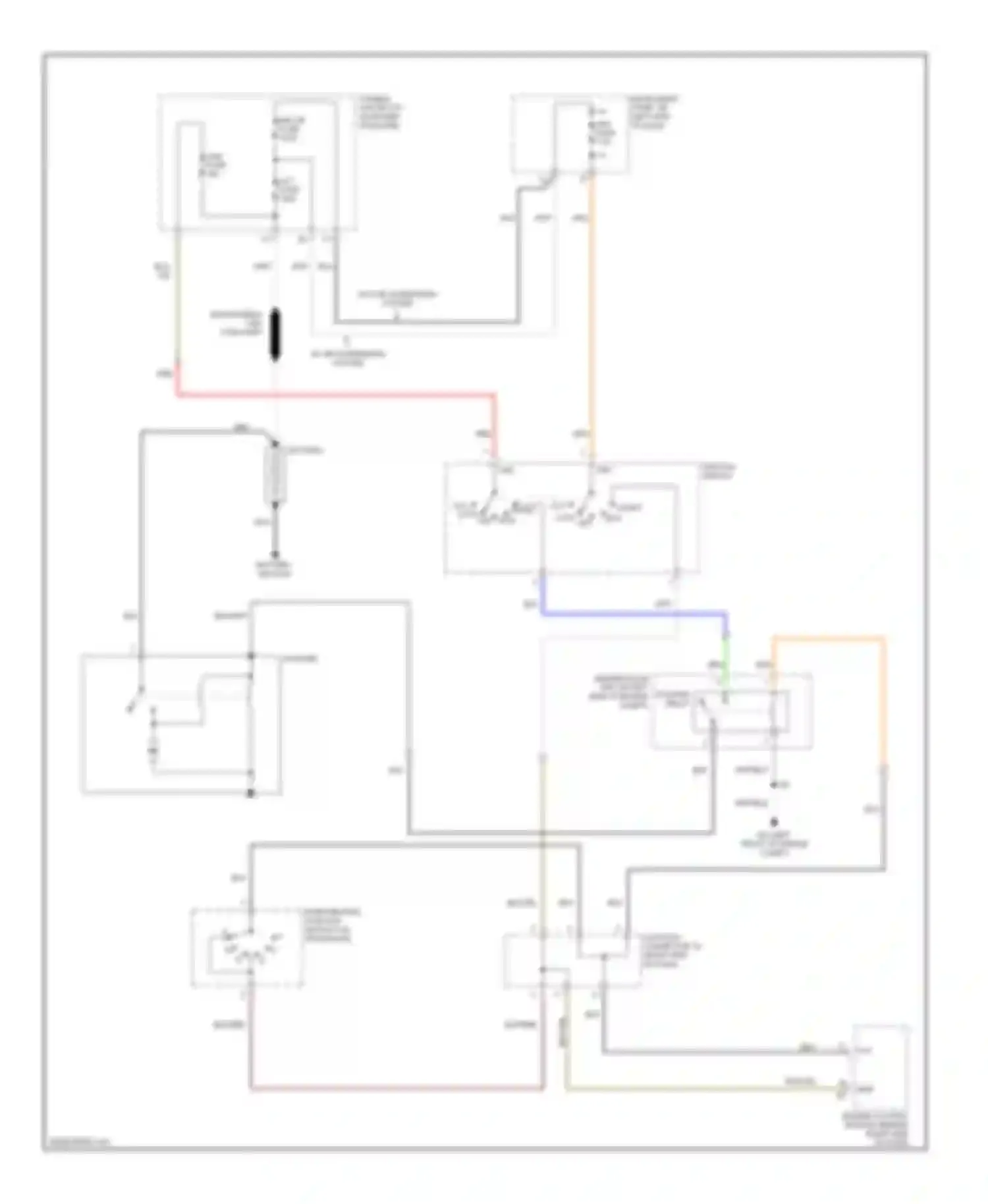 RX Lexus II (2003-2006): Starting circuit