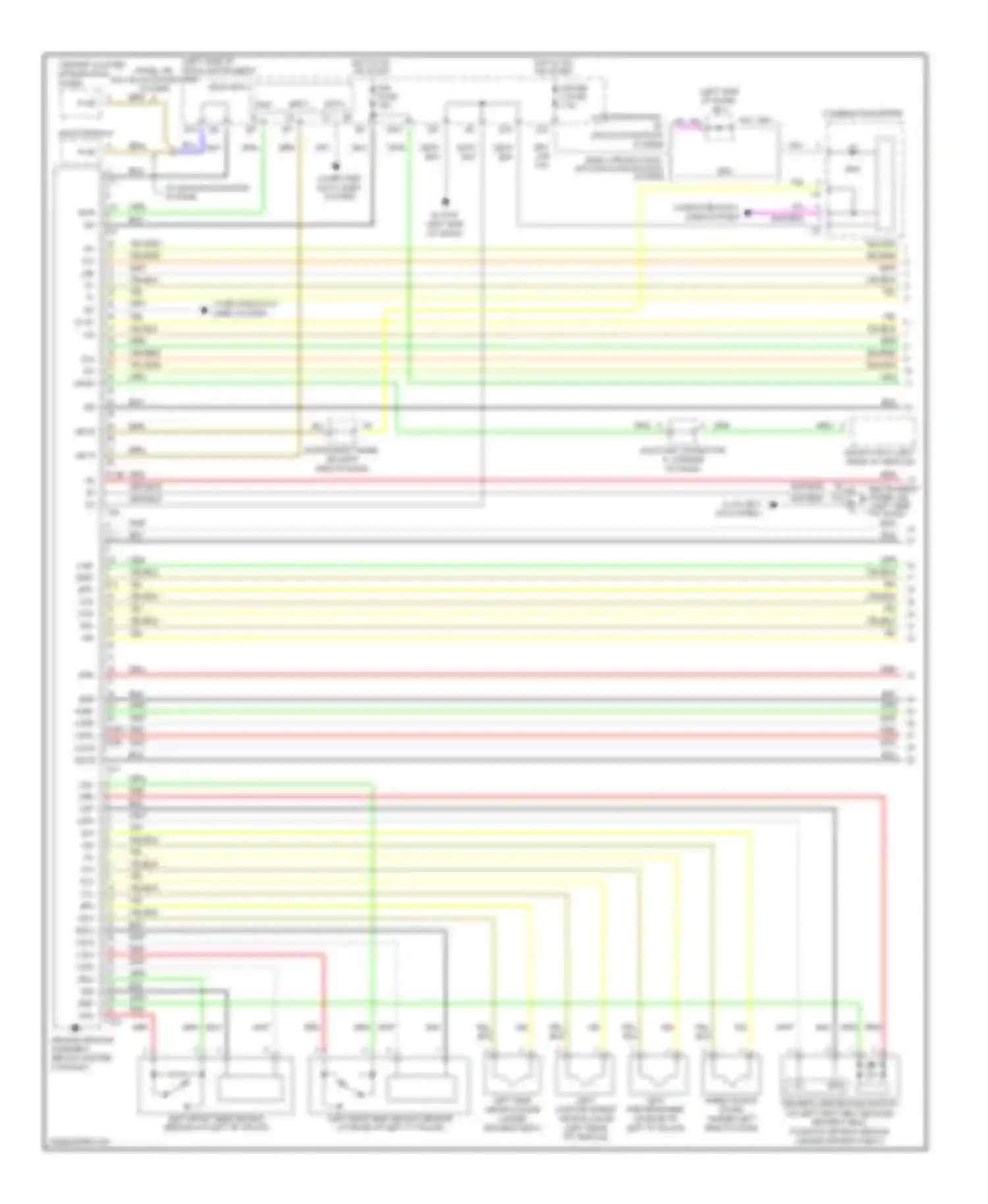 RX Lexus II (2003-2006): Supplemental restraints circuit (1 of 2)