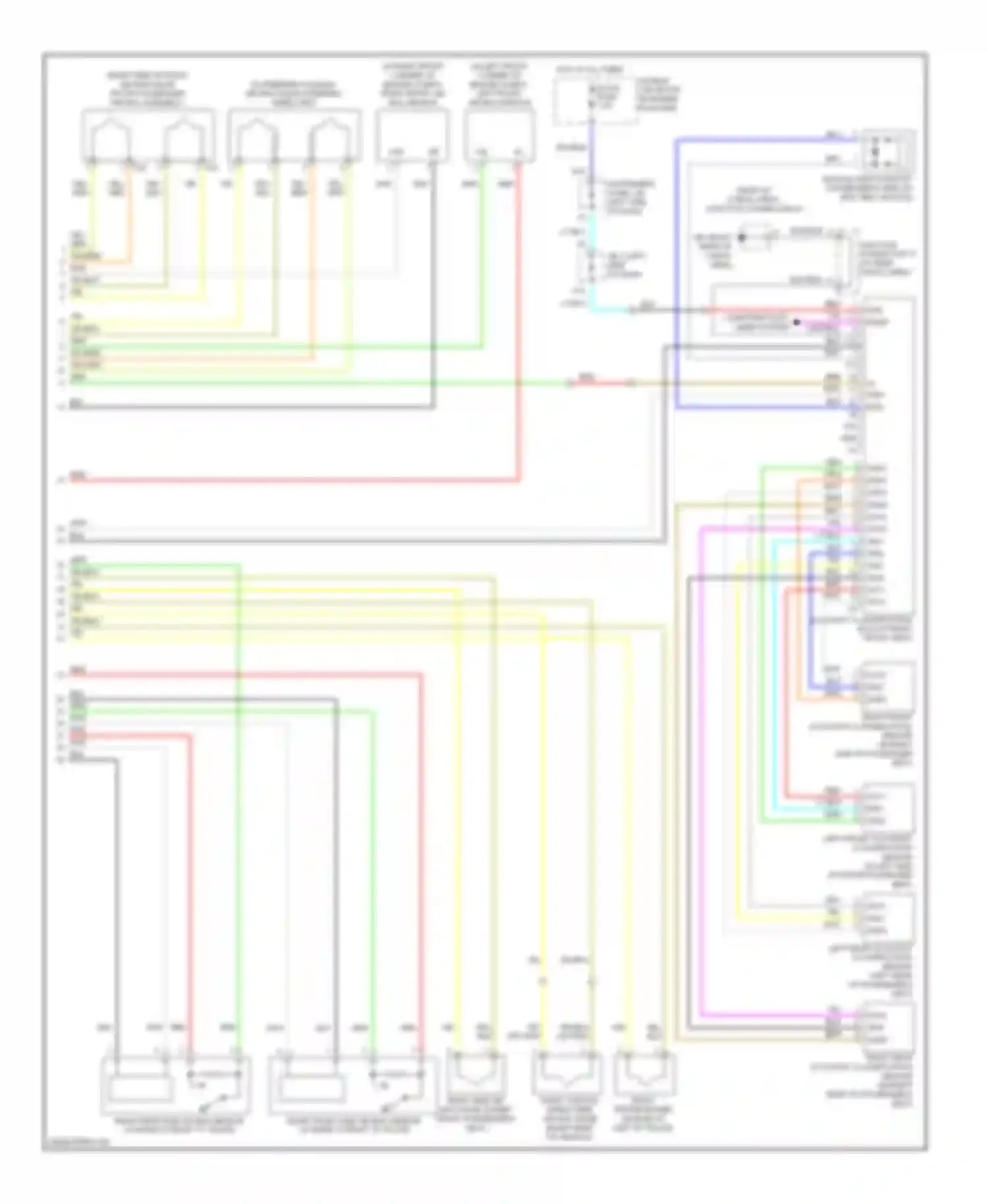 RX Lexus II (2003-2006): Supplemental restraints circuit (2 of 2)