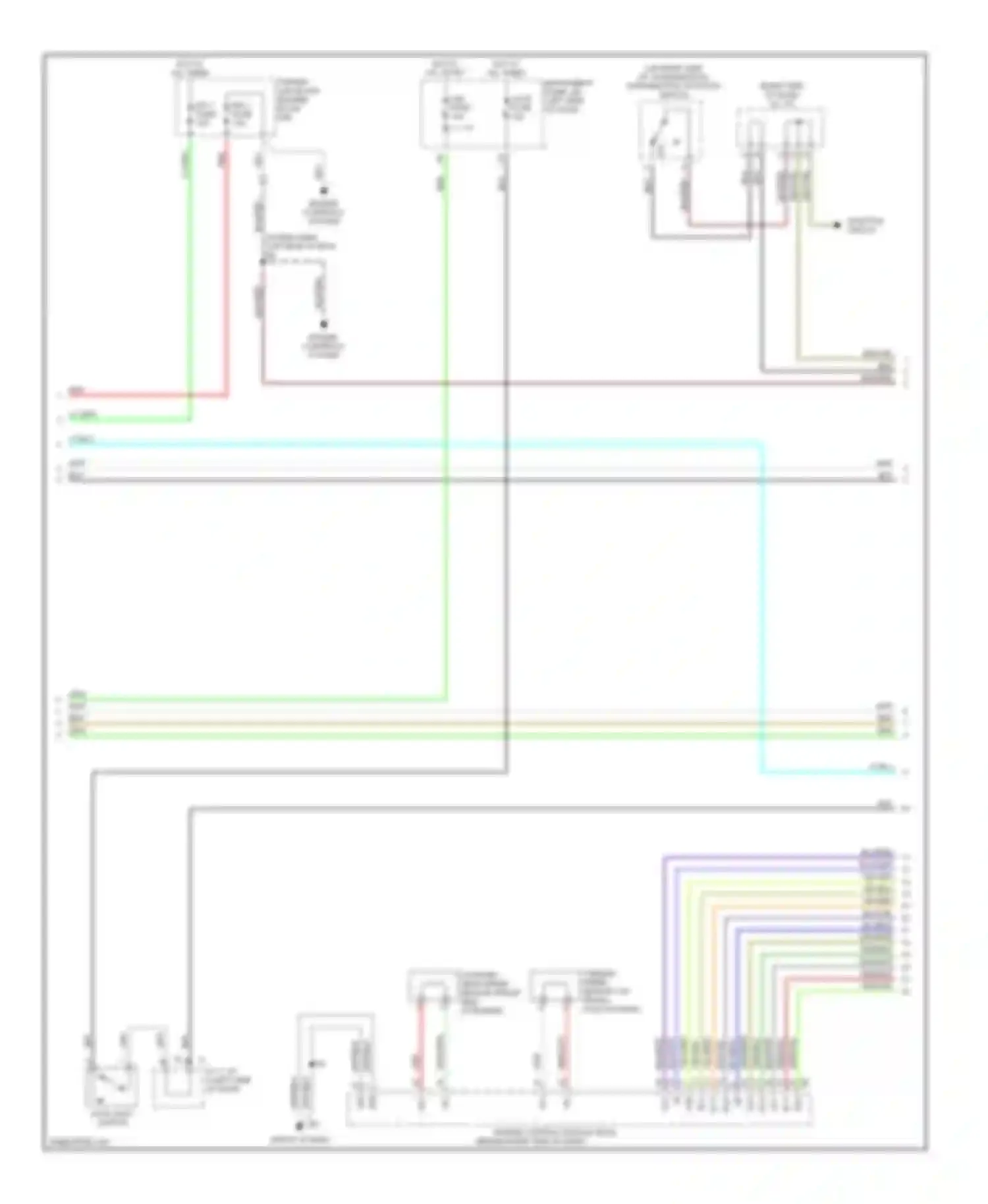 RX Lexus II (2003-2006): Transmission circuit (2 of 4)