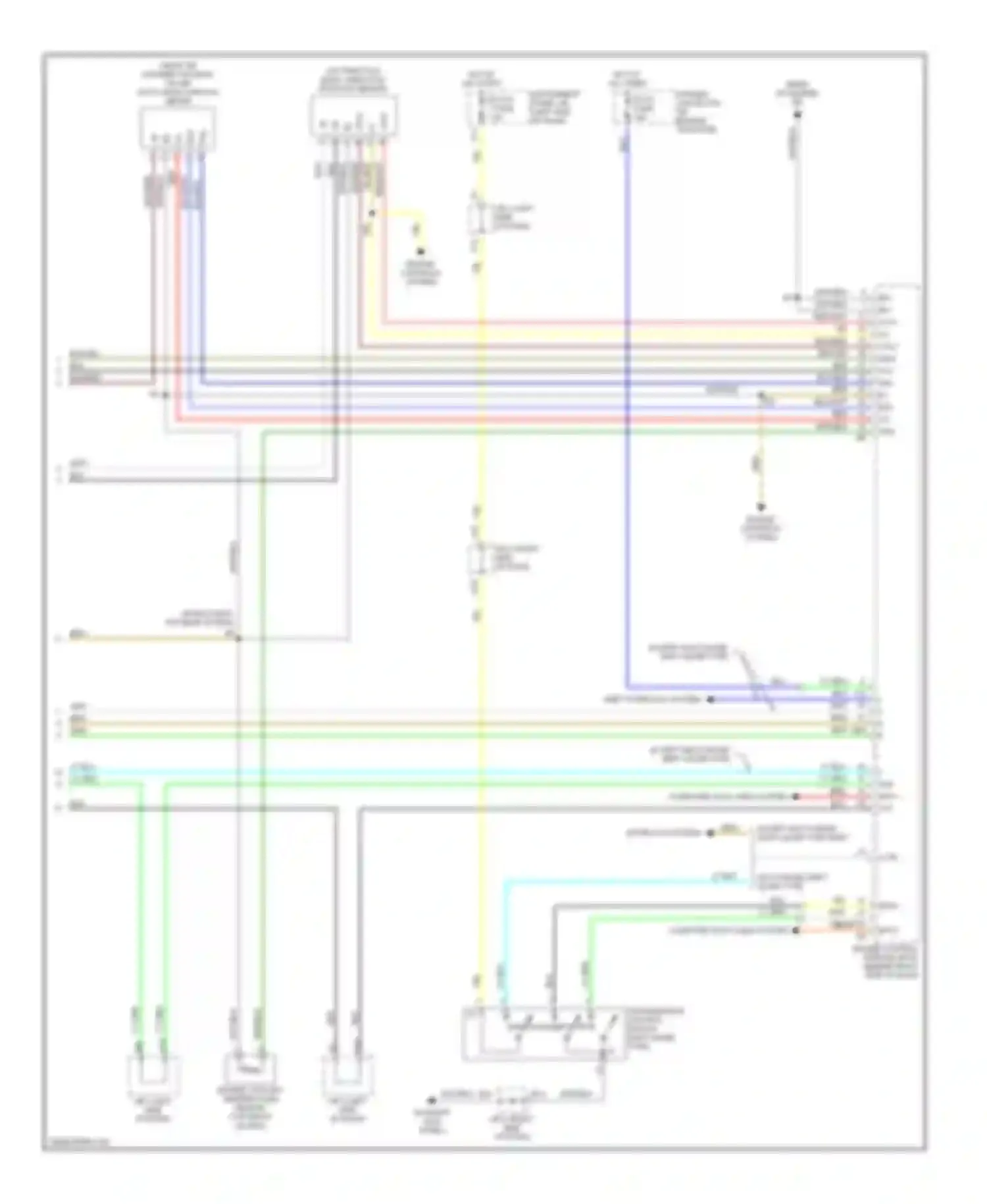 RX Lexus II (2003-2006): Transmission circuit (4 of 4)
