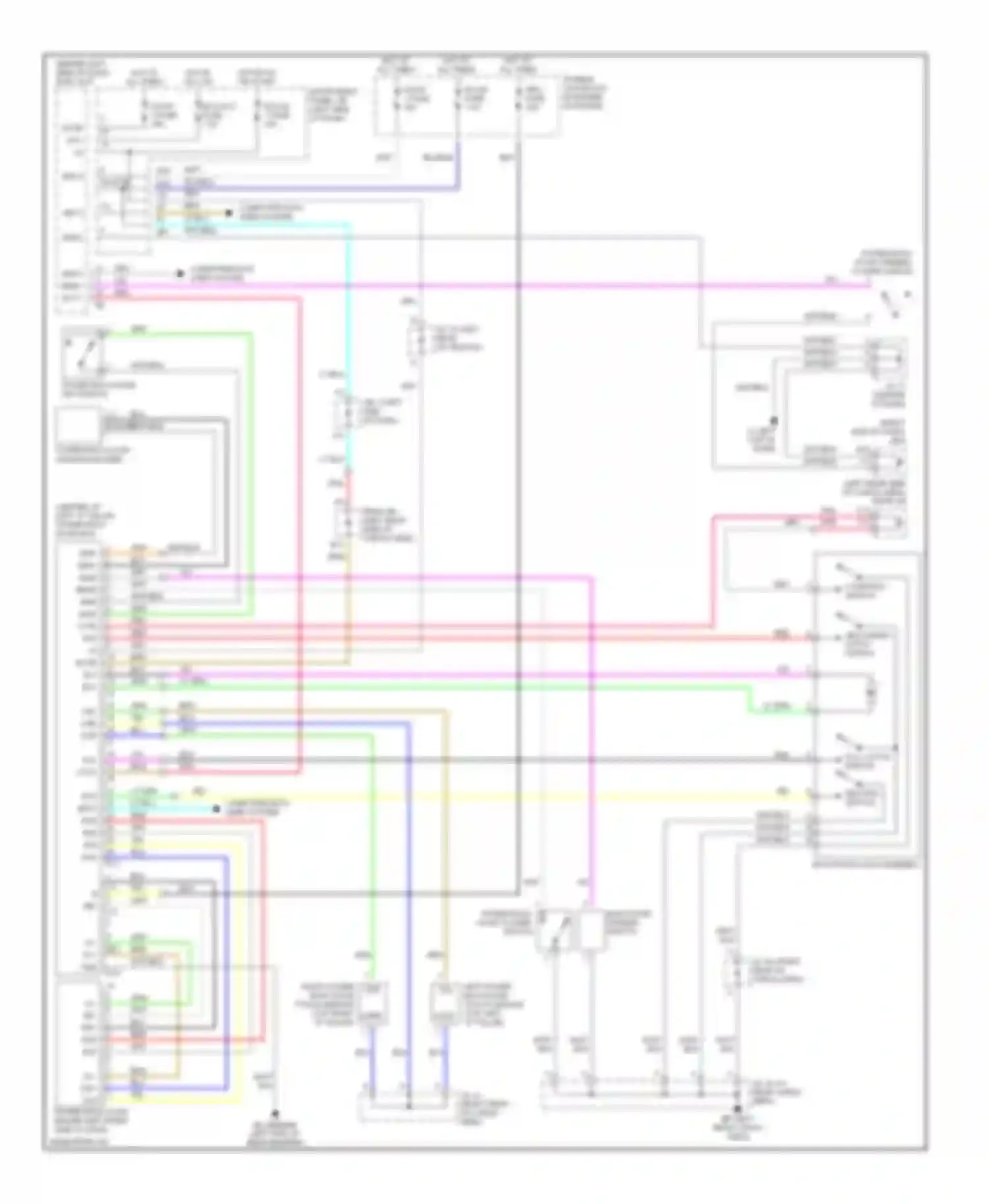 RX Lexus II (2003-2006): Tailgate closing assist circuit