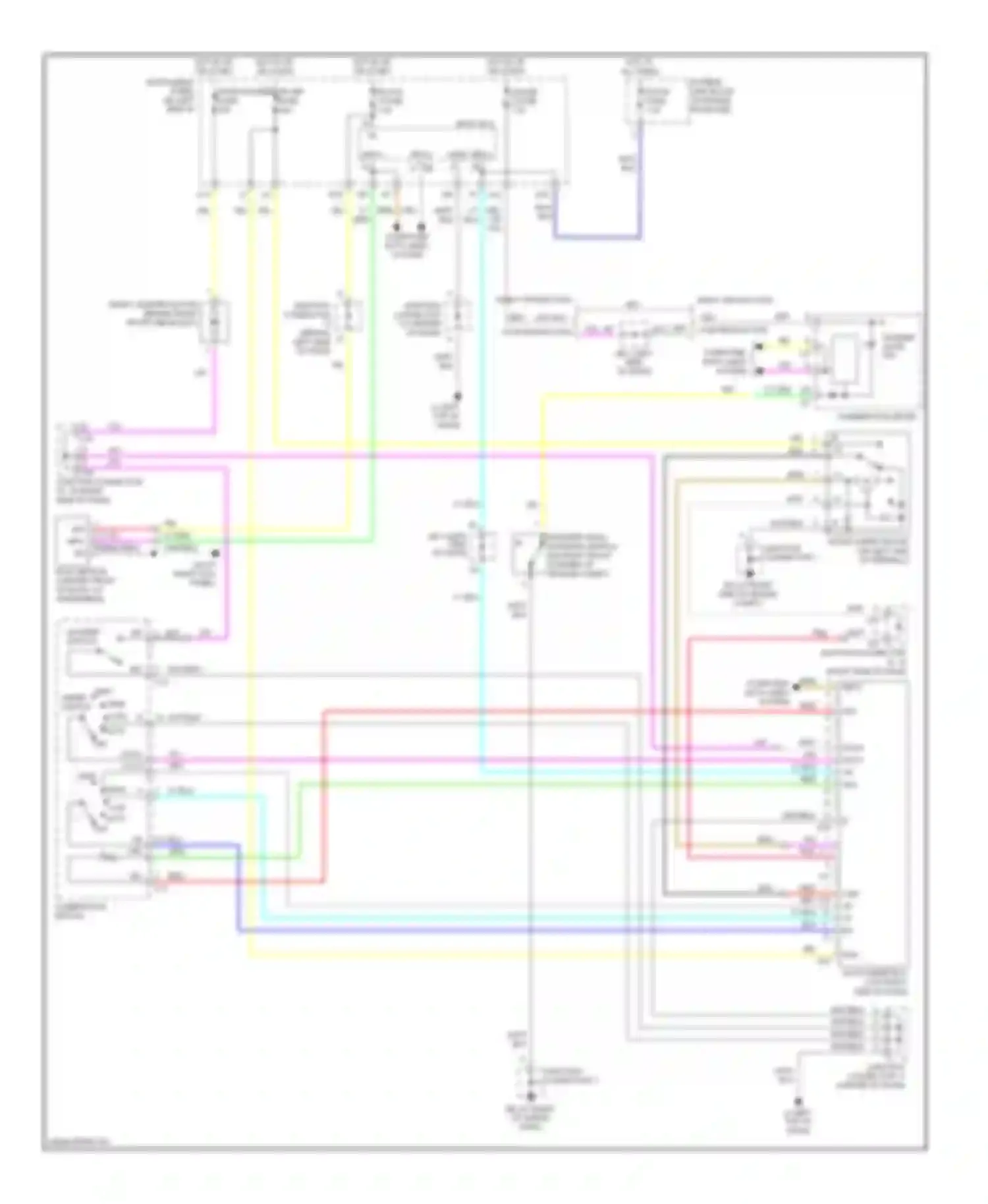 RX Lexus II (2003-2006): Front wiper/washer circuit, with auto wiper system