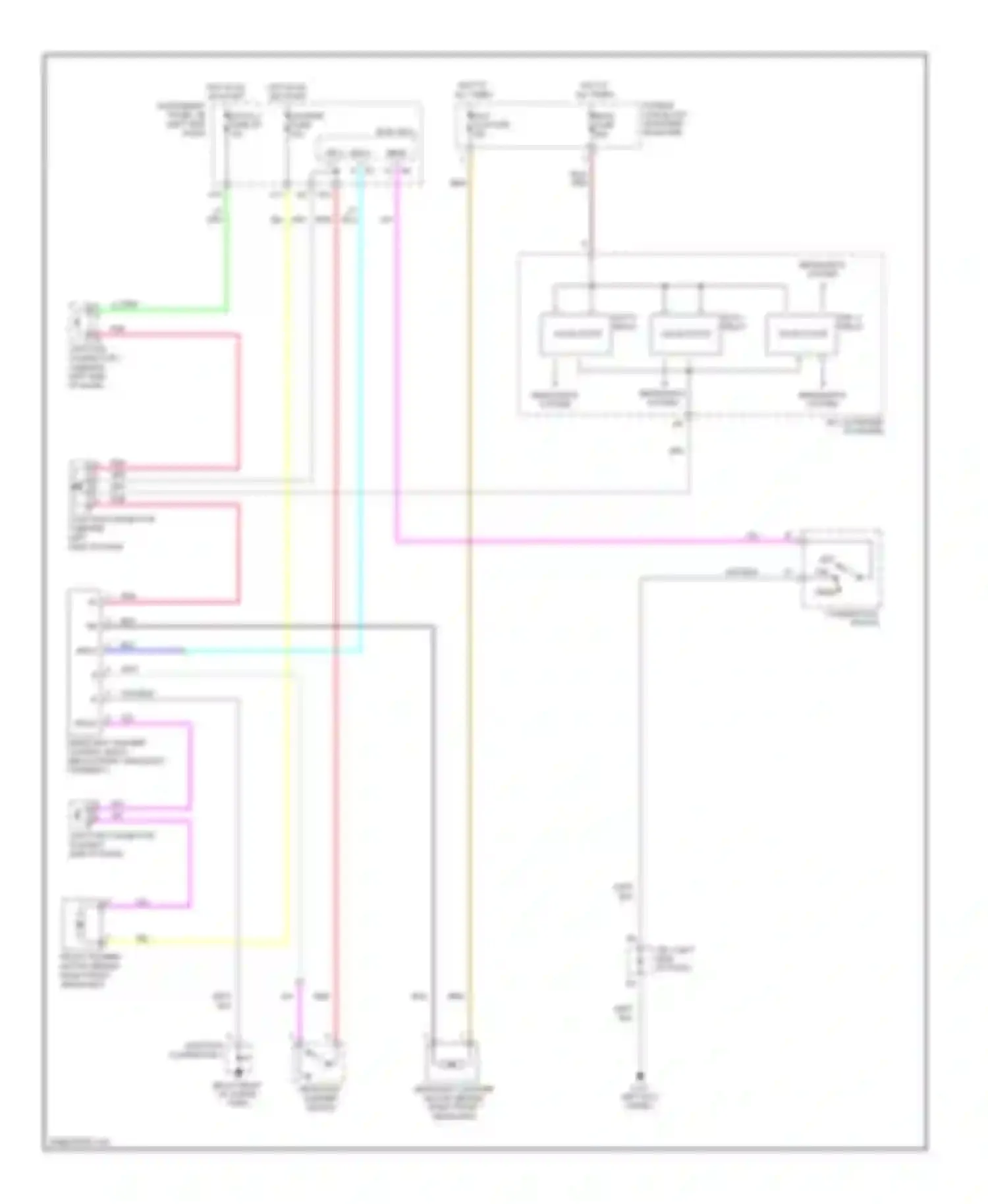 RX Lexus II (2003-2006): Headlamp washer circuit