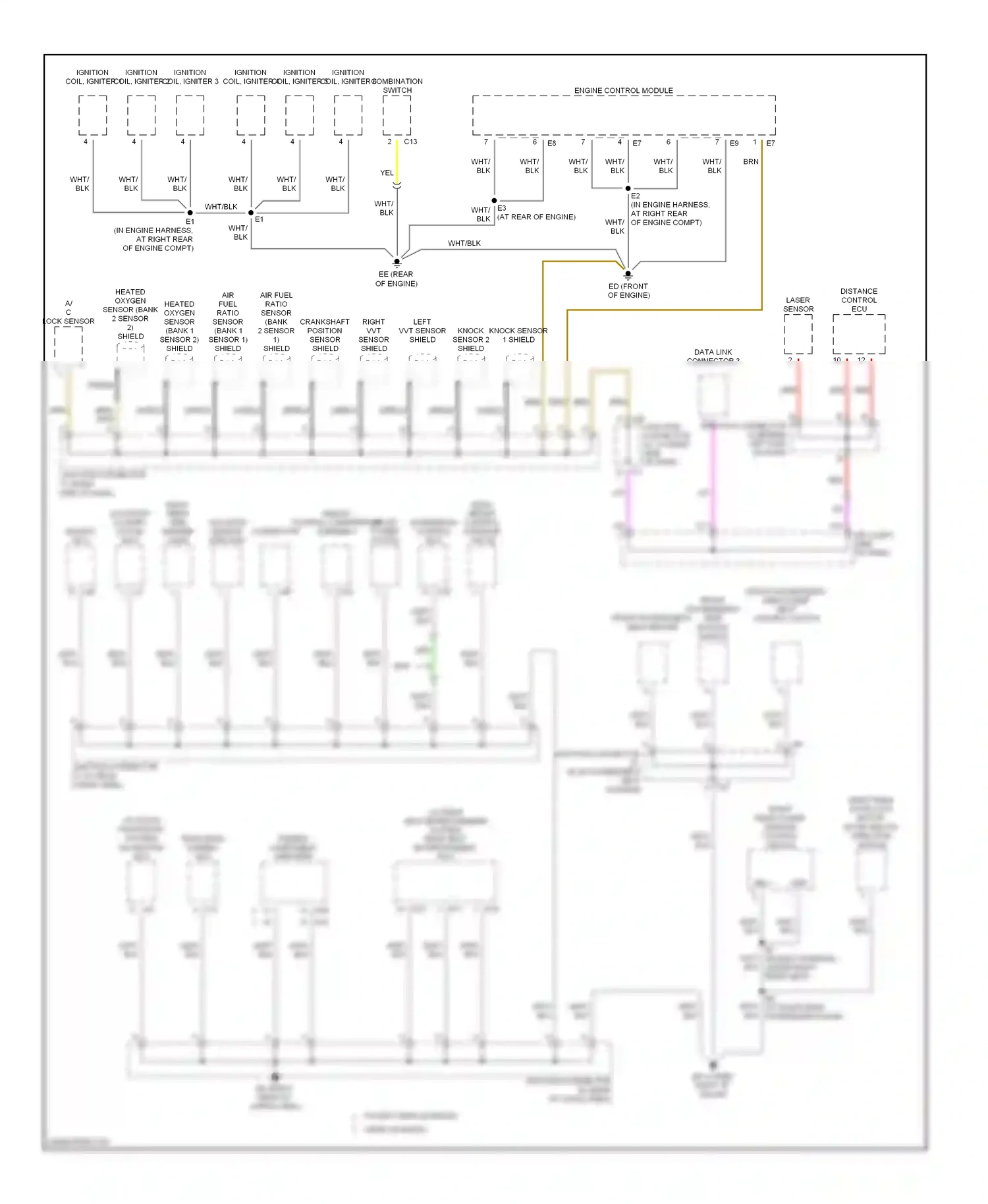 Wiring diagram blk for Lexus RX II (2003-2006) (25 of 78)