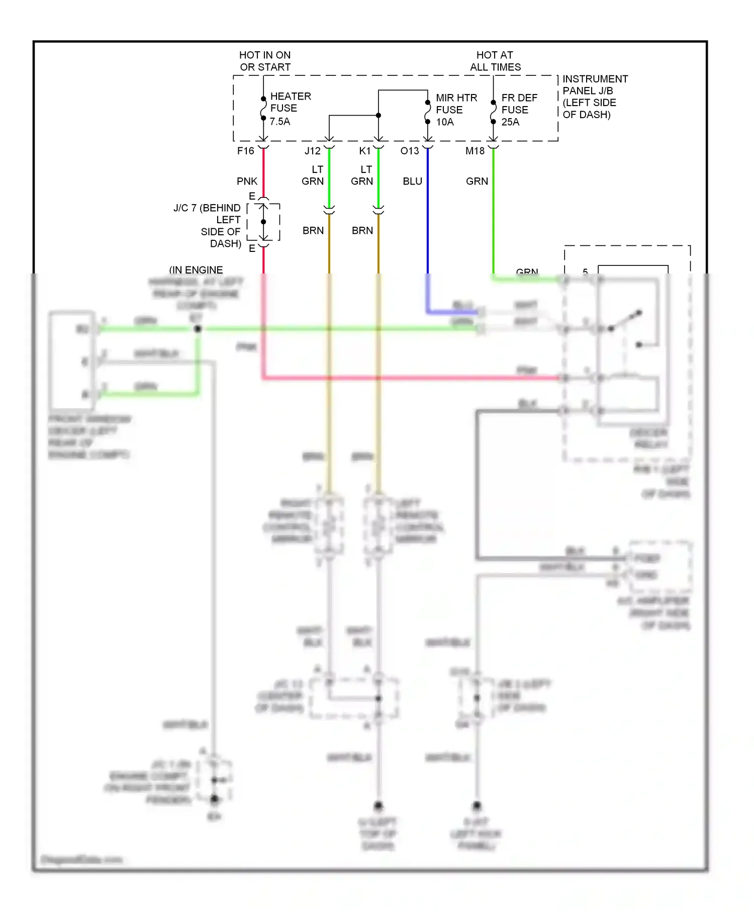 Wiring diagram blk for Lexus RX II (2003-2006) (17 of 78)