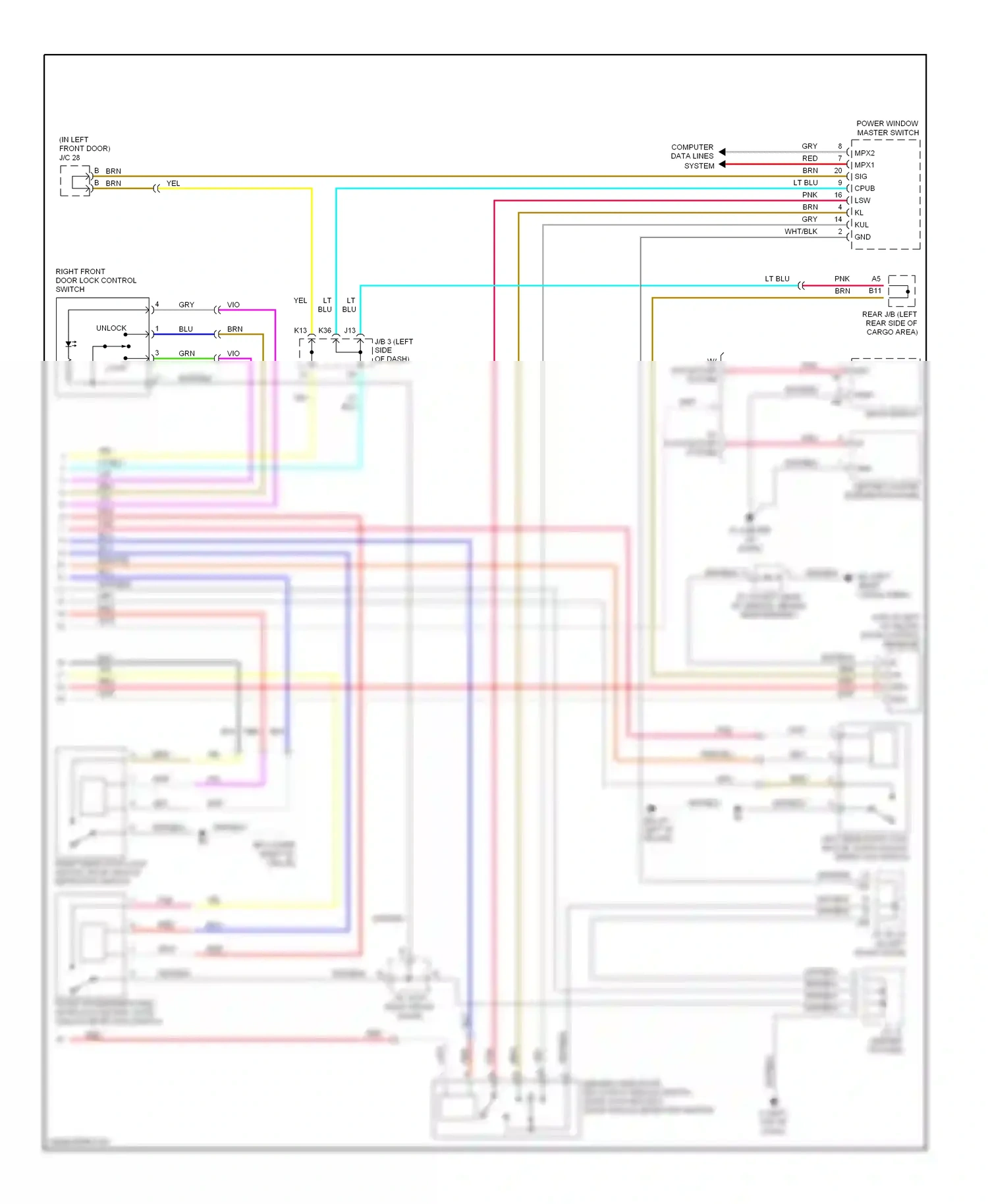 Wiring diagram blu for Lexus RX II (2003-2006) (10 of 70)