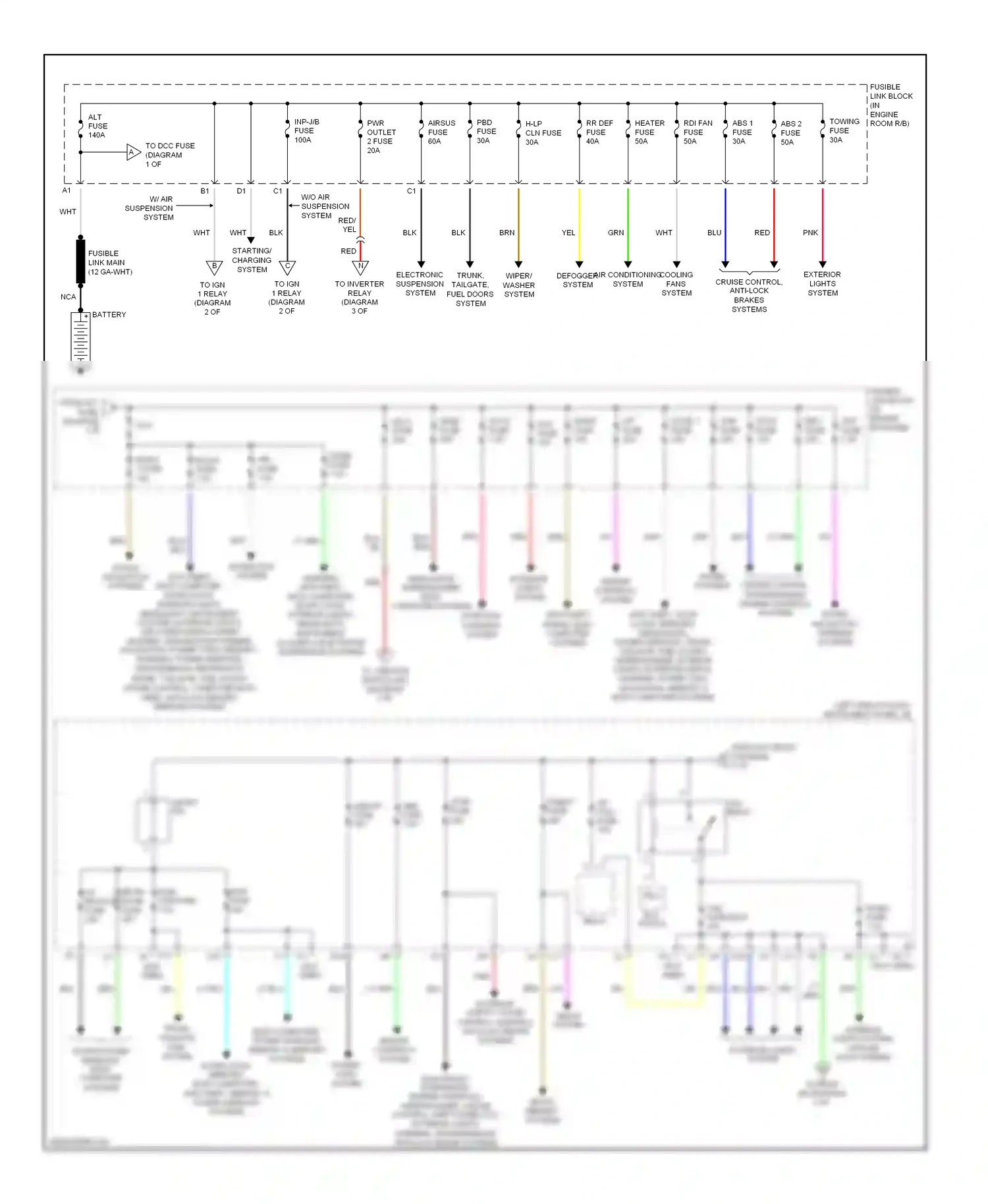 Wiring diagram brn for Lexus RX II (2003-2006) (53 of 70)