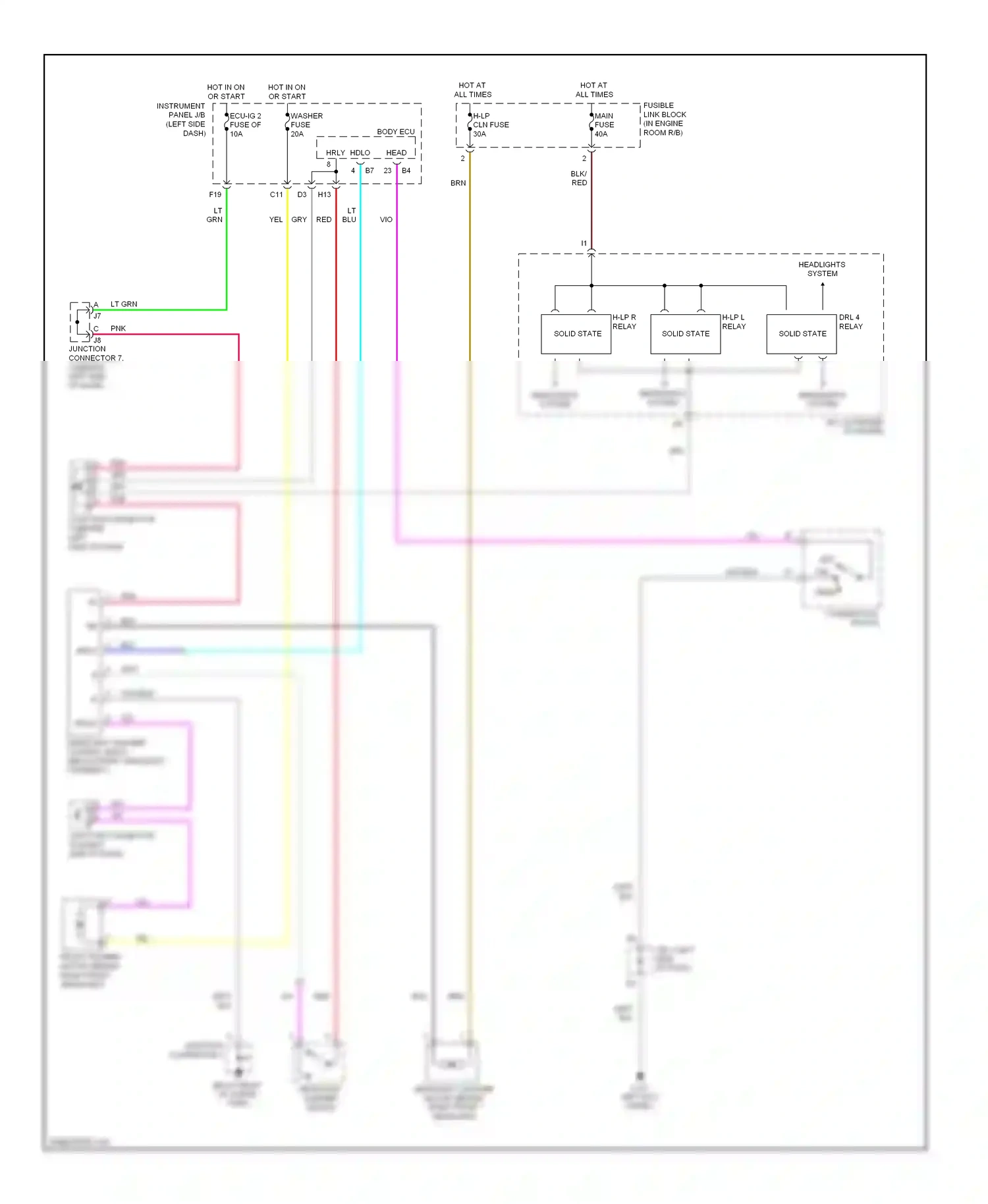 Wiring diagram gry for Lexus RX II (2003-2006) (63 of 65)