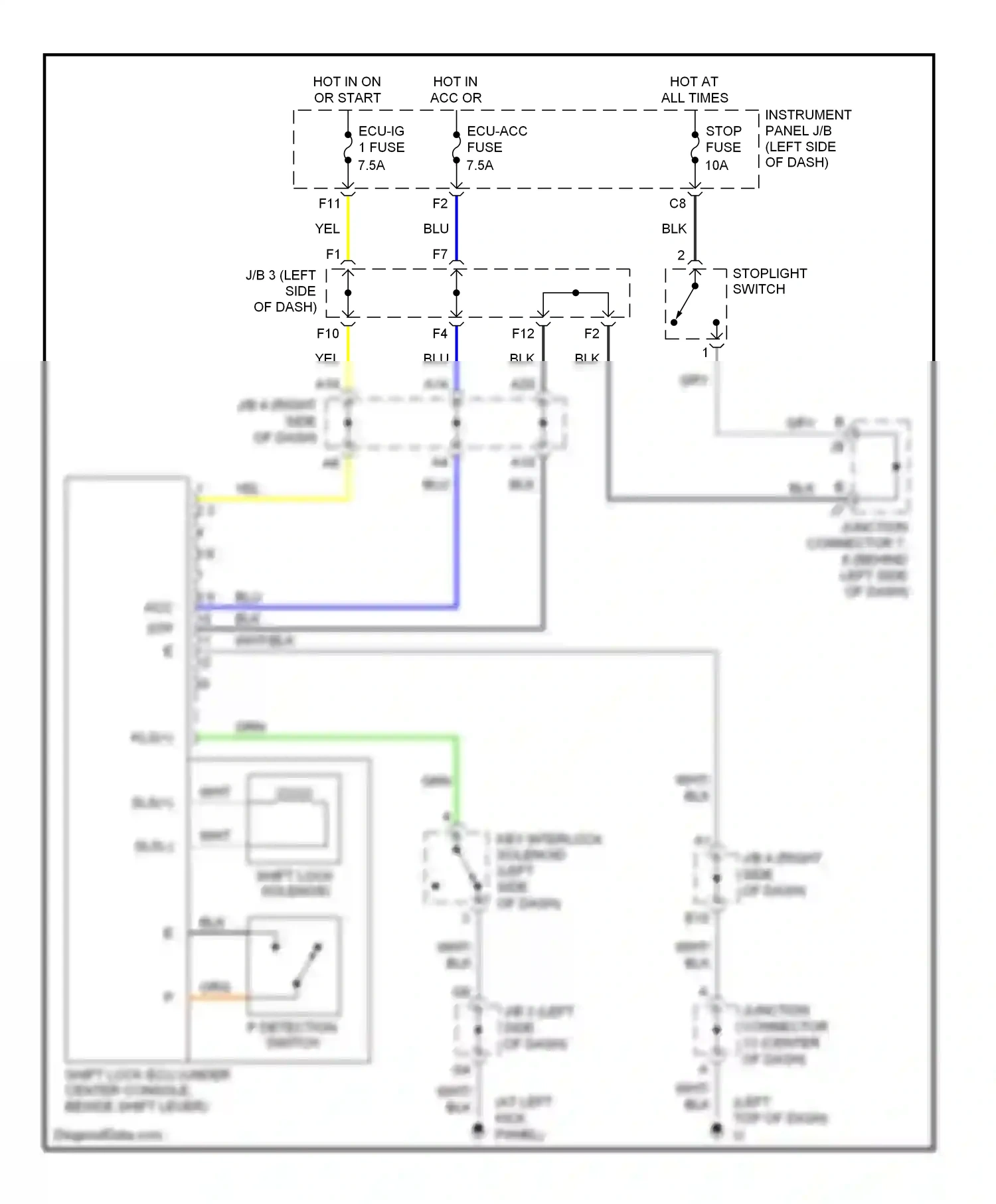 Wiring diagram gry for Lexus RX II (2003-2006) (55 of 65)