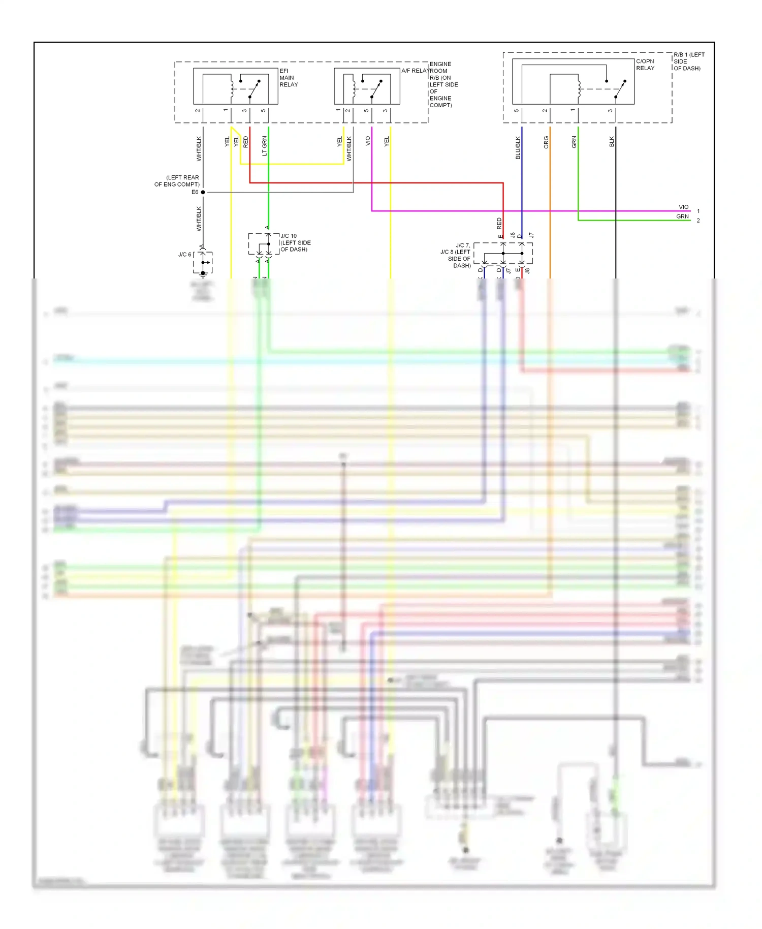 Wiring diagram lt blu for Lexus RX II (2003-2006) (16 of 48)