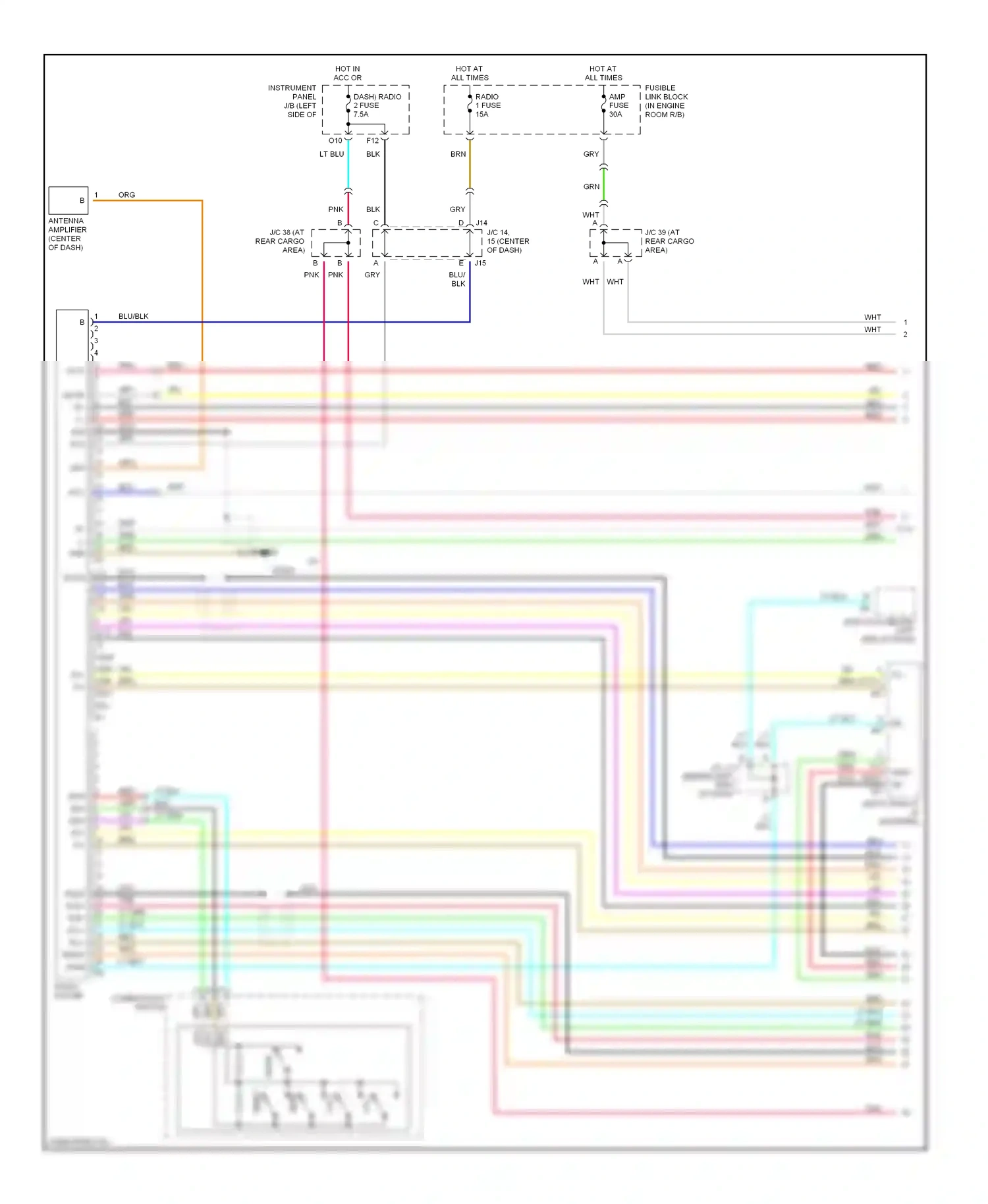 Wiring diagram lt grn for Lexus RX II (2003-2006) (48 of 62)