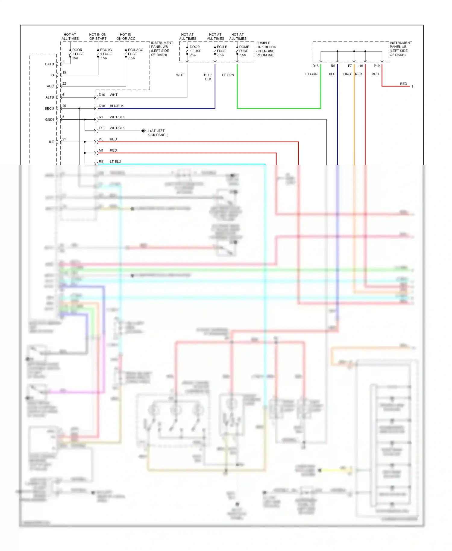 Wiring diagram org/ for Lexus RX II (2003-2006) (23 of 57)