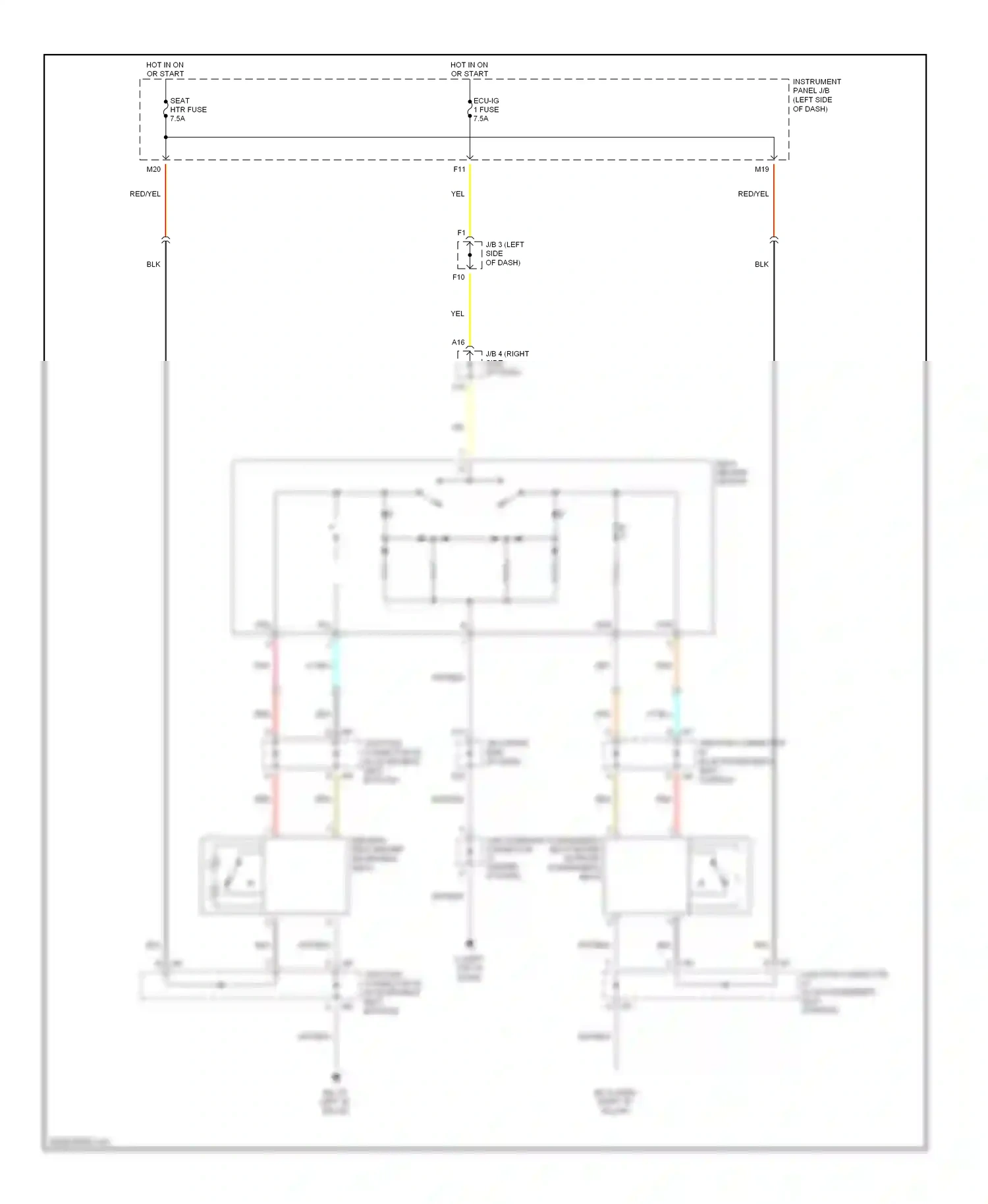 Wiring diagram red for Lexus RX II (2003-2006) (41 of 65)