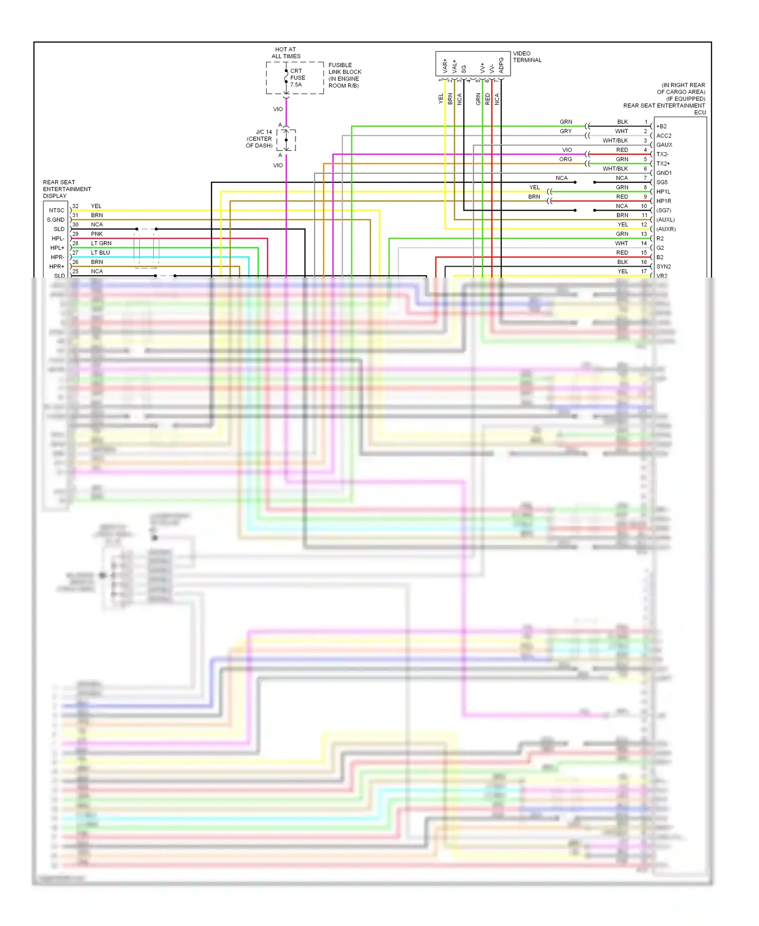 Wiring diagram vio for Lexus RX II (2003-2006) (56 of 64)