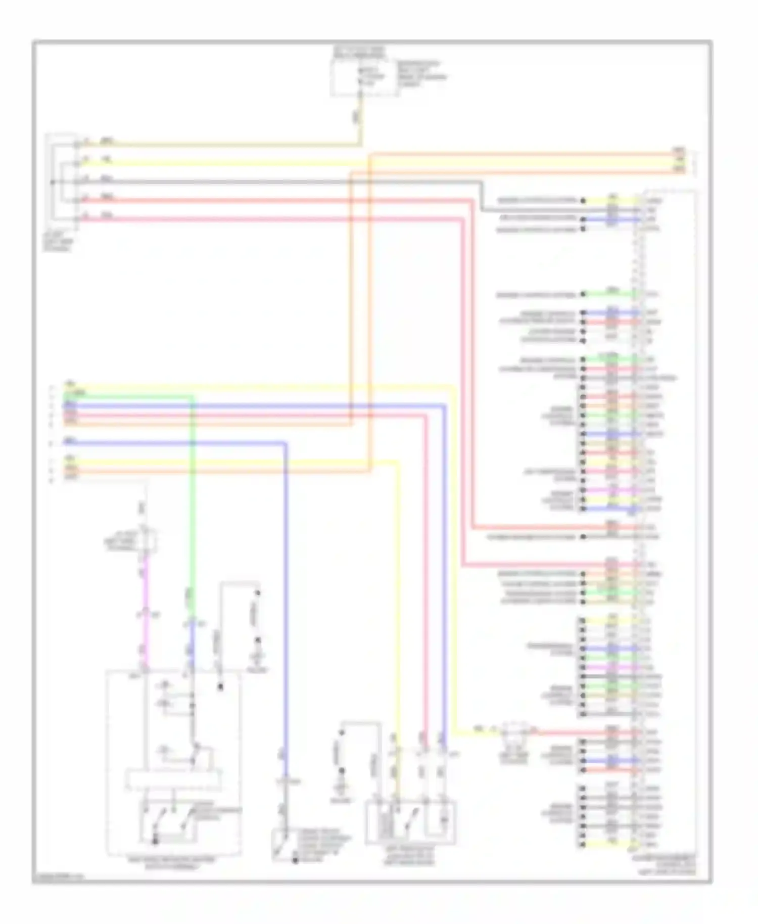 RX Lexus III facelift (2012-2015): Forced entry circuit (3 of 5)