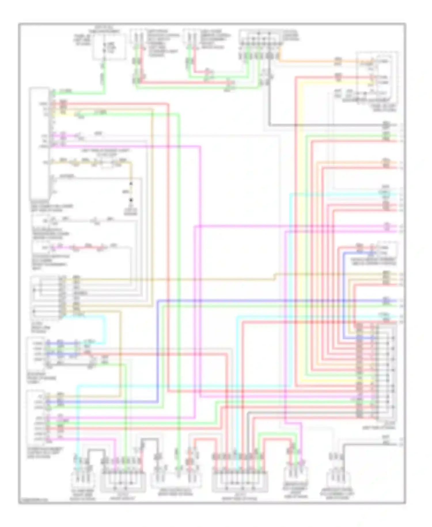 RX Lexus III facelift (2012-2015): Computer data lines circuit (1 of 3)