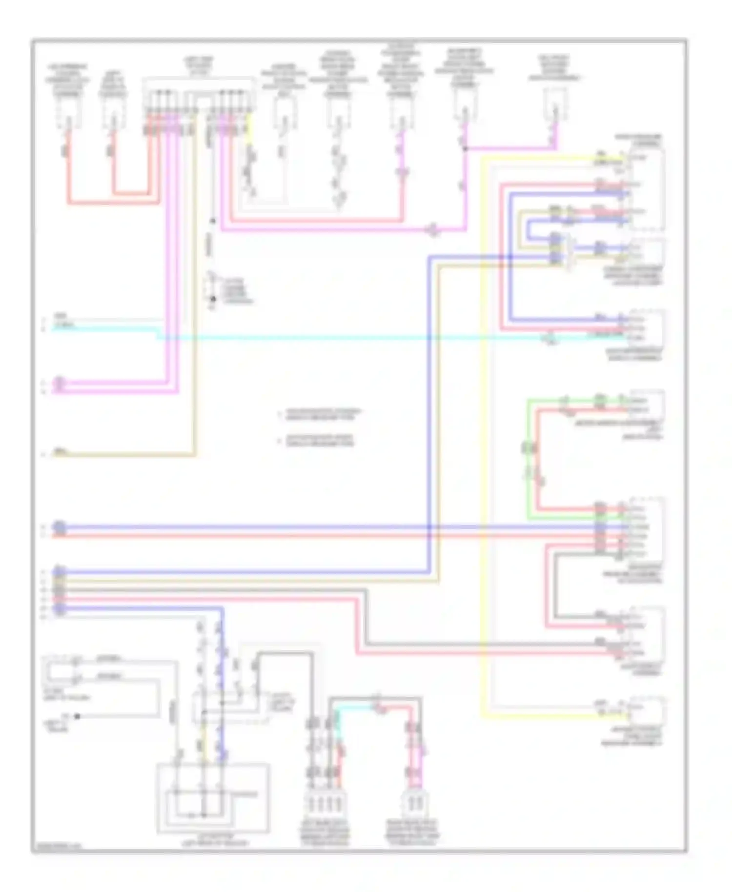 RX Lexus III facelift (2012-2015): Computer data lines circuit (3 of 3)