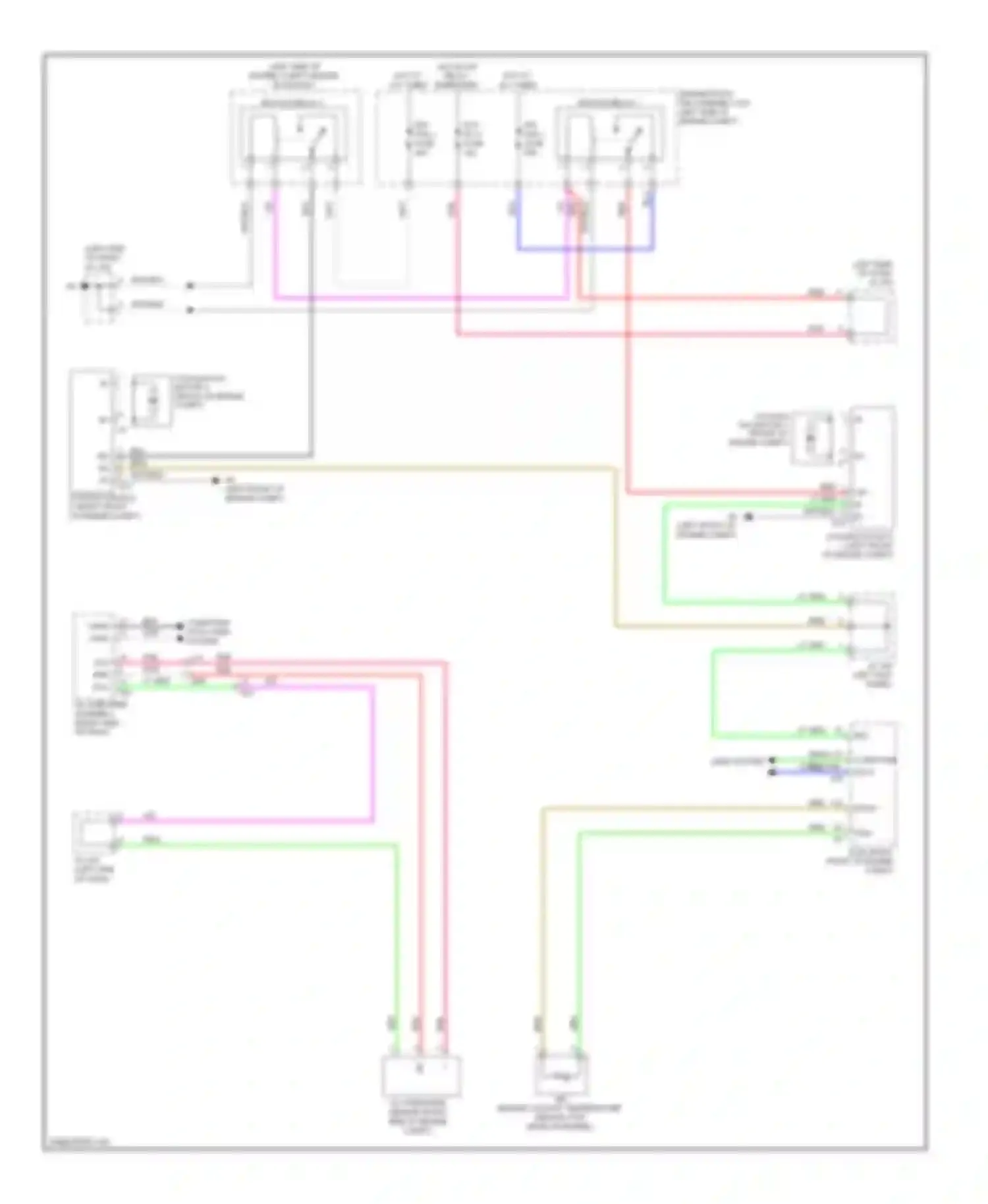 RX Lexus III facelift (2012-2015): Cooling fan circuit