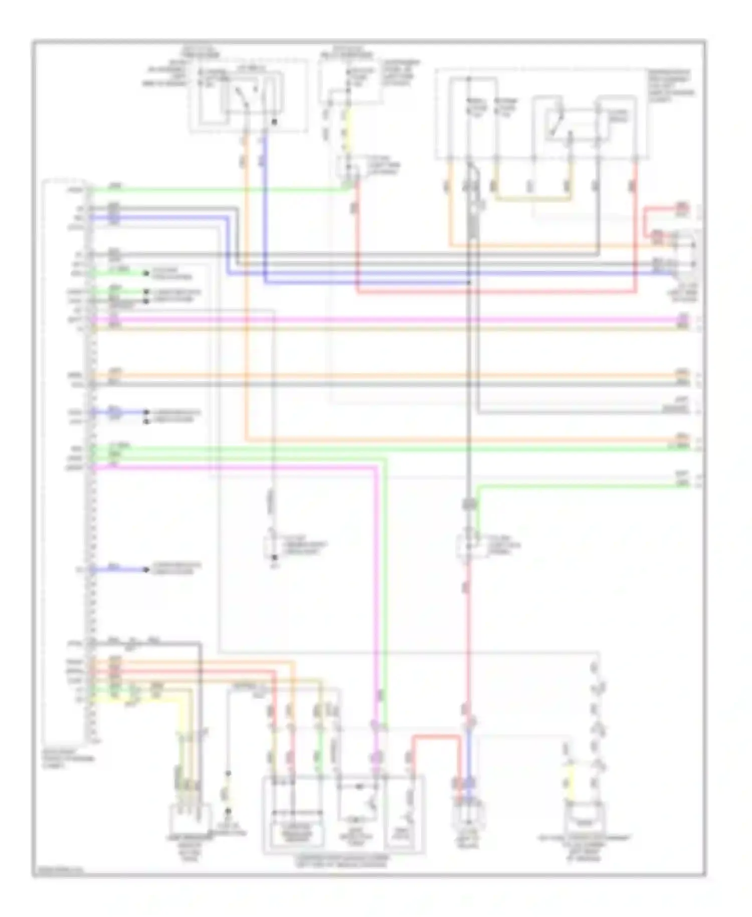 RX Lexus III facelift (2012-2015): Wiring diagram engine performance 3.5l hybrid (1 of 10)