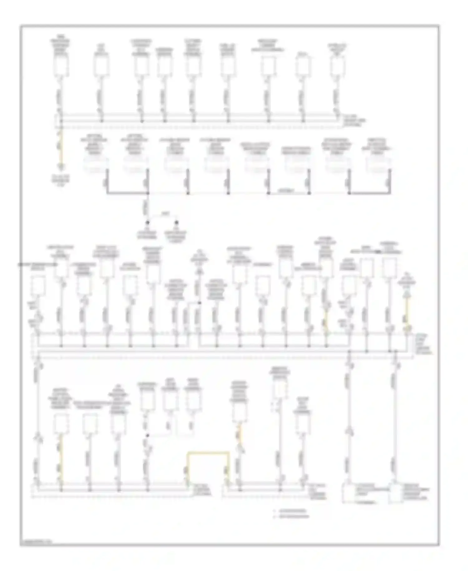 RX Lexus III facelift (2012-2015): Ground distribution circuit (5 of 5)