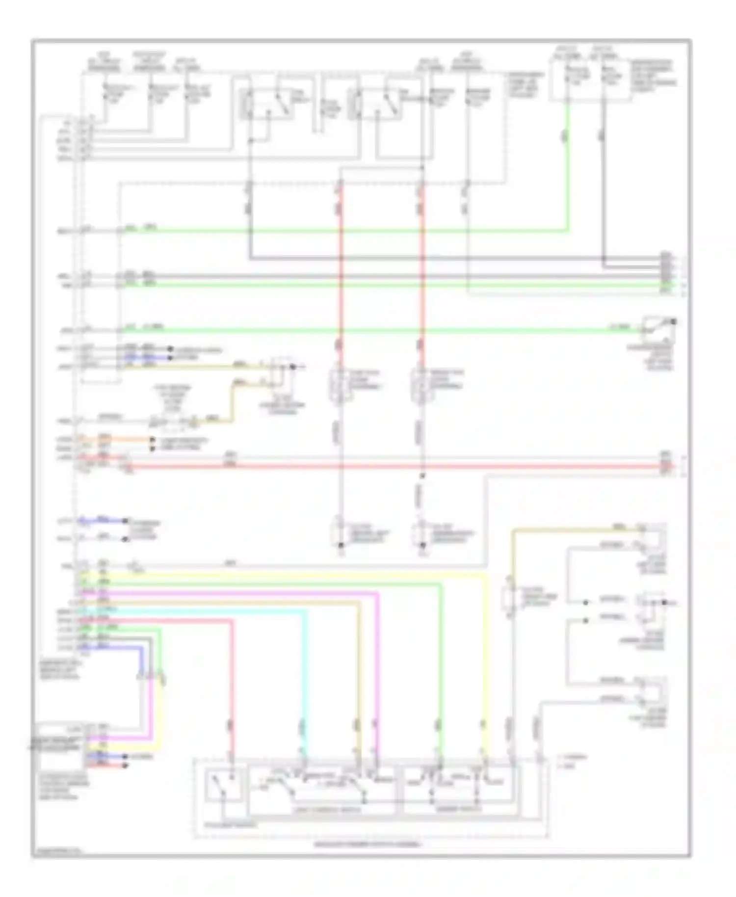 RX Lexus III facelift (2012-2015): Headlamps circuit (1 of 2)