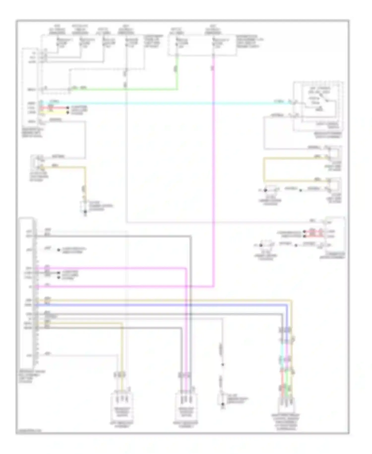 RX Lexus III facelift (2012-2015): Headlamps leveling circuit