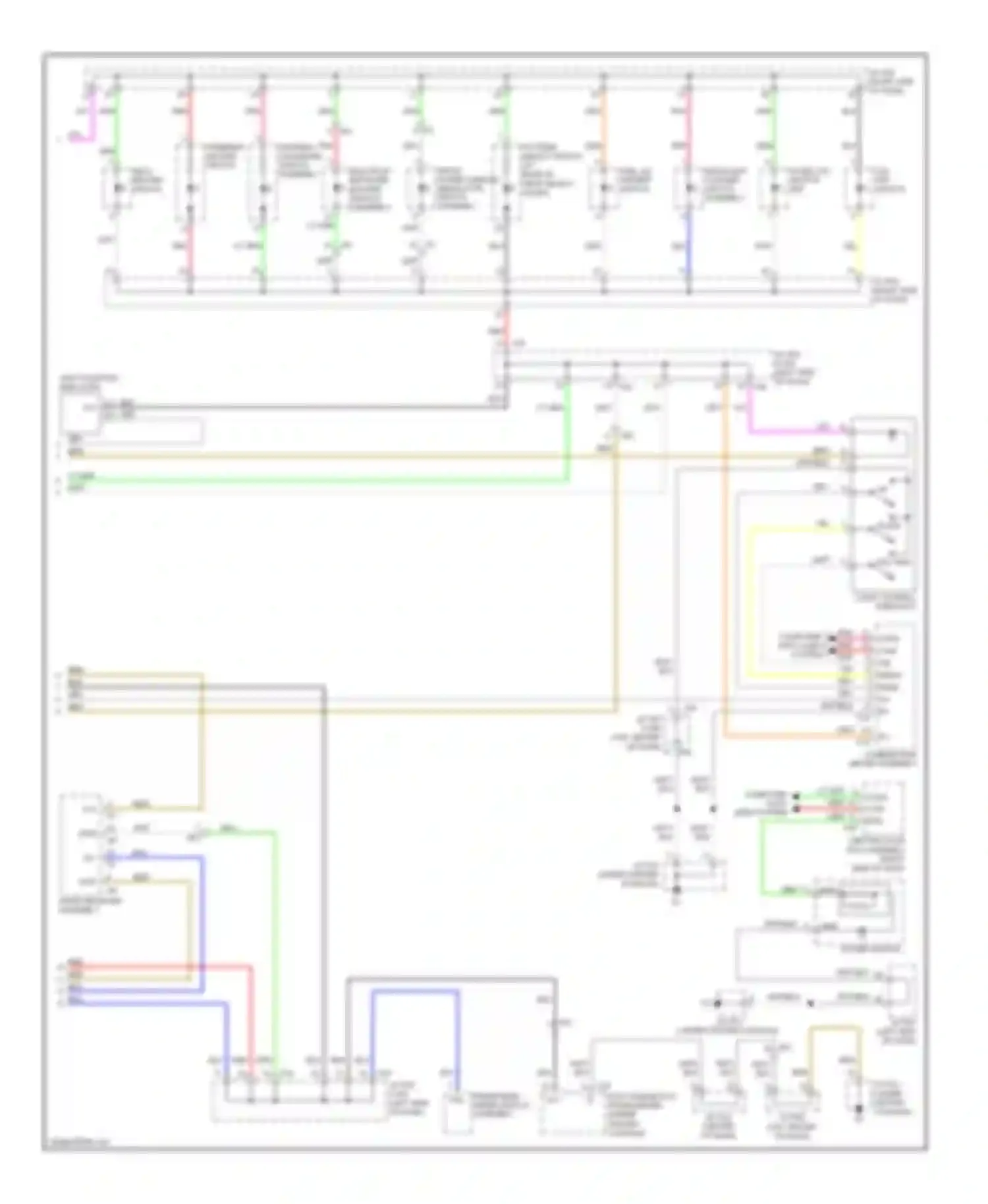 RX Lexus III facelift (2012-2015): Instrument illumination circuit (2 of 2)