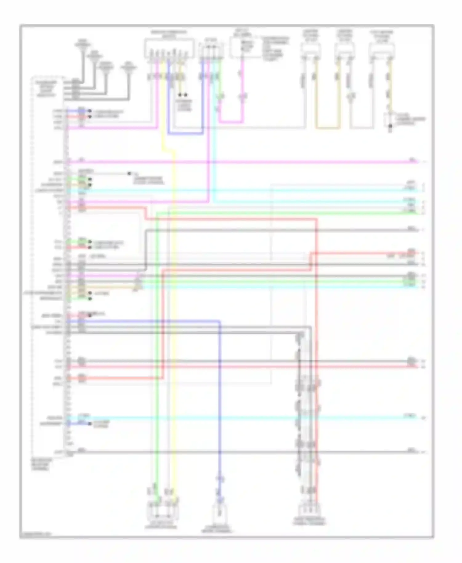 RX Lexus III facelift (2012-2015): Navigation circuit (1 of 7)