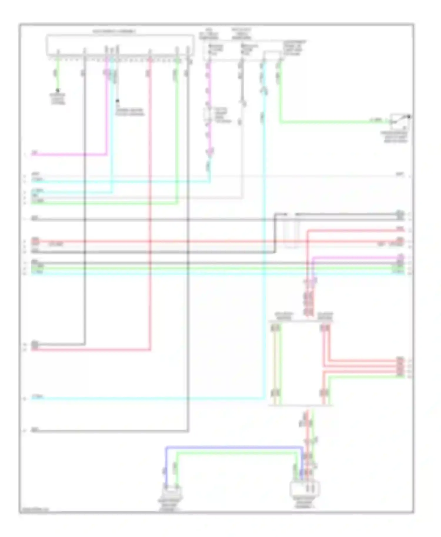 RX Lexus III facelift (2012-2015): Navigation circuit (2 of 7)