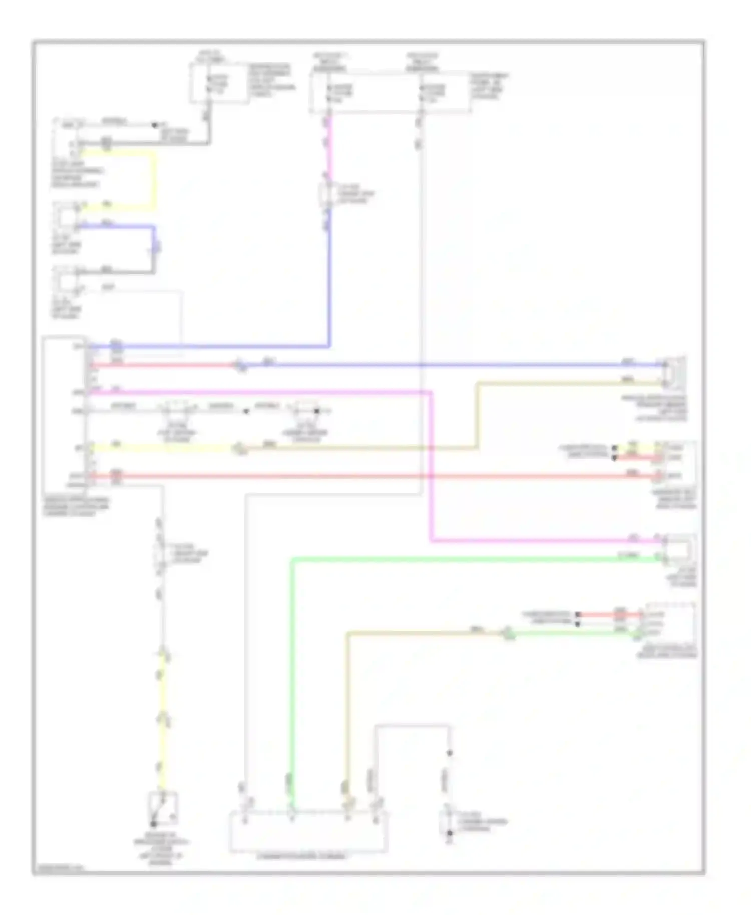 RX Lexus III facelift (2012-2015): Vehicle proximity notification circuit