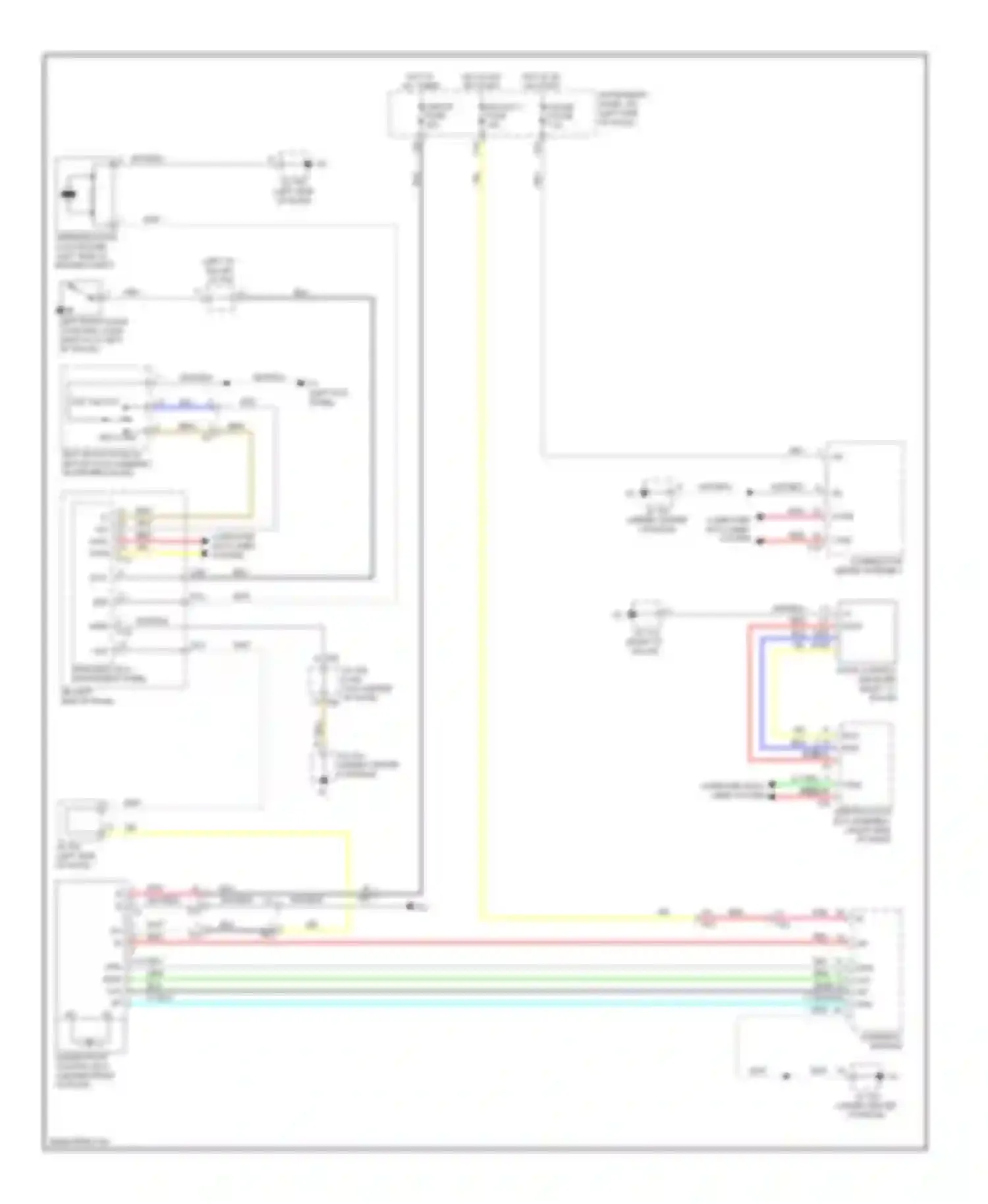 RX Lexus III facelift (2012-2015): Power top/sunroof circuit